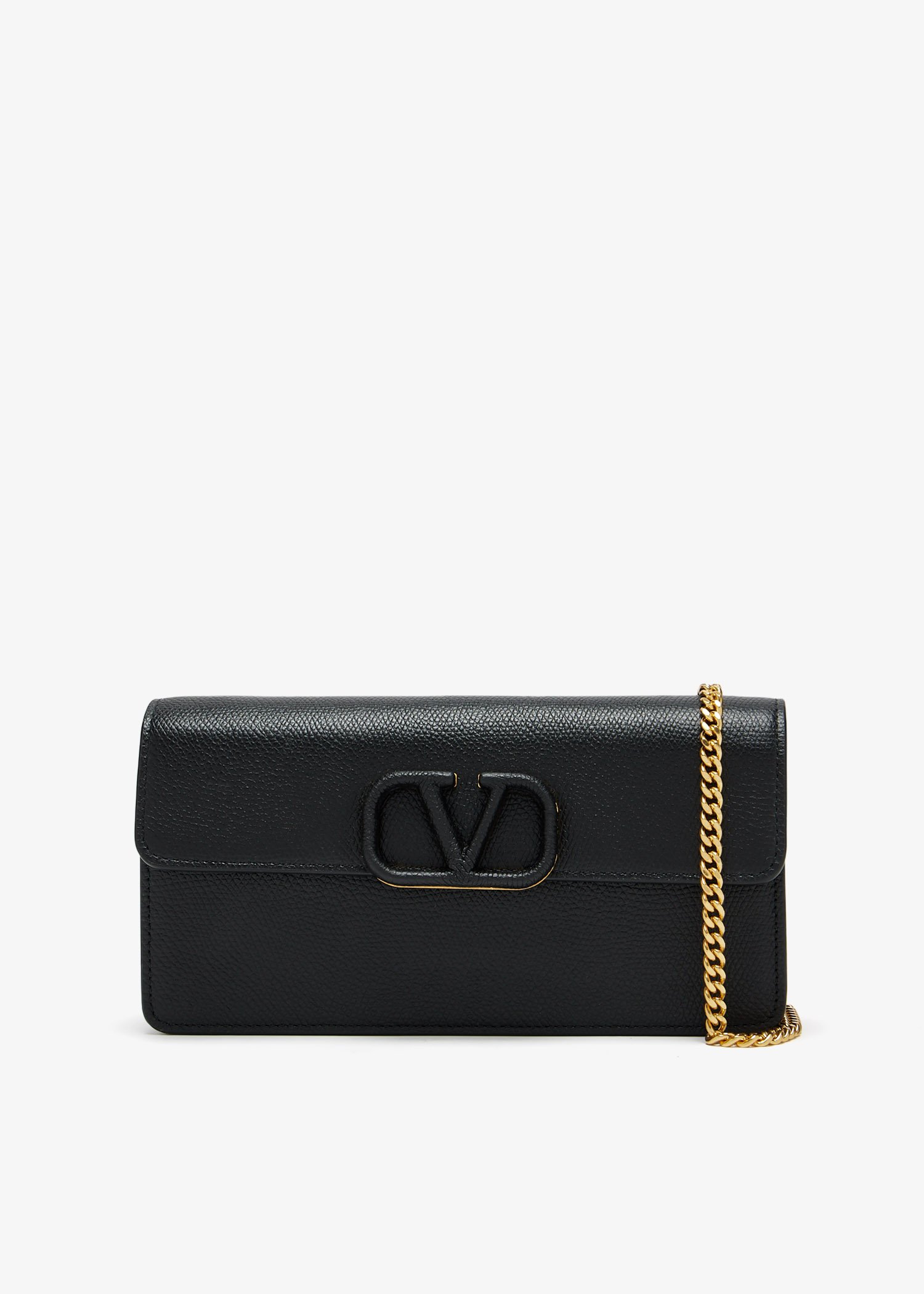 

VLogo Signature chain wallet, Black