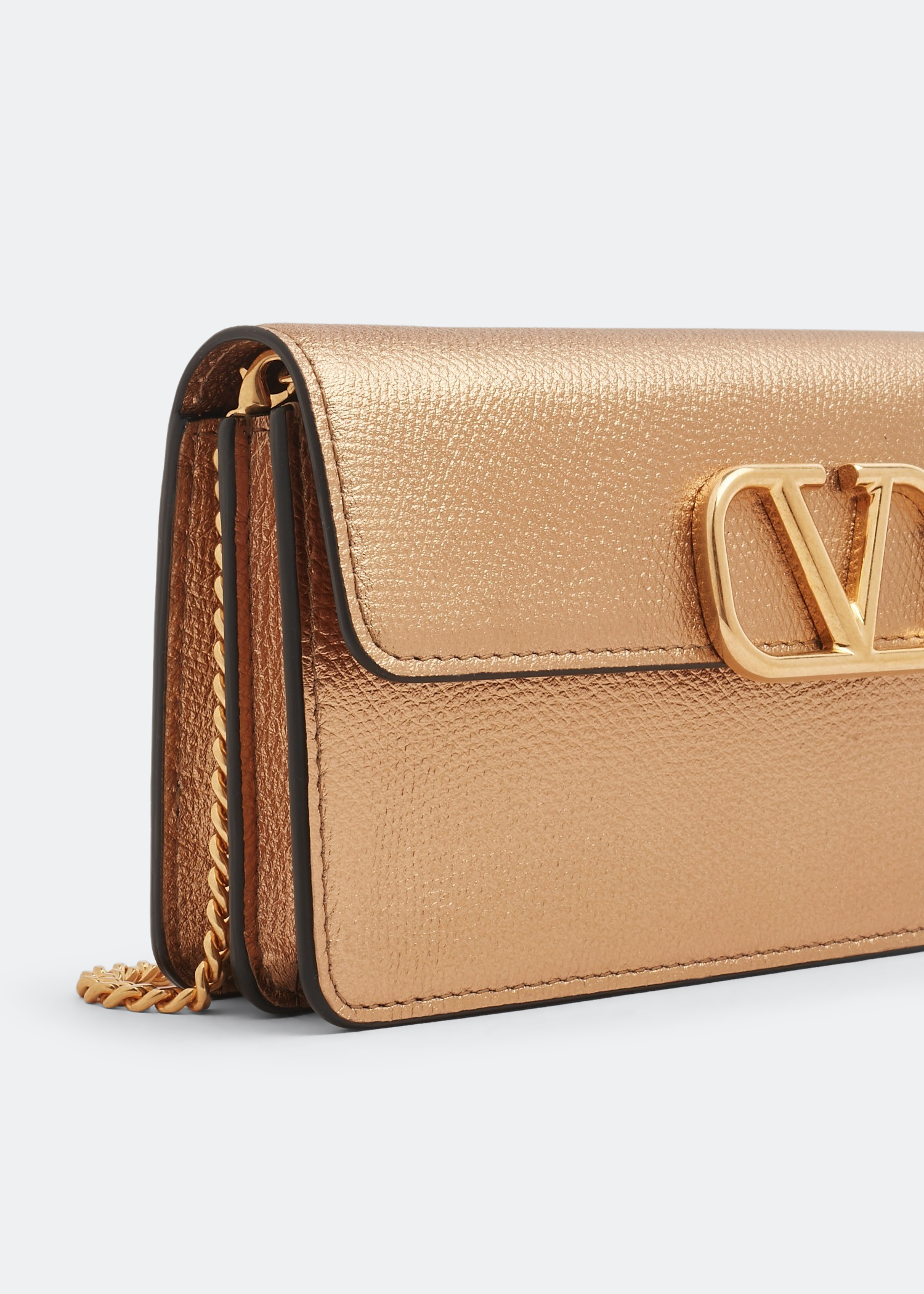 

VLogo Signature chain wallet, Gold