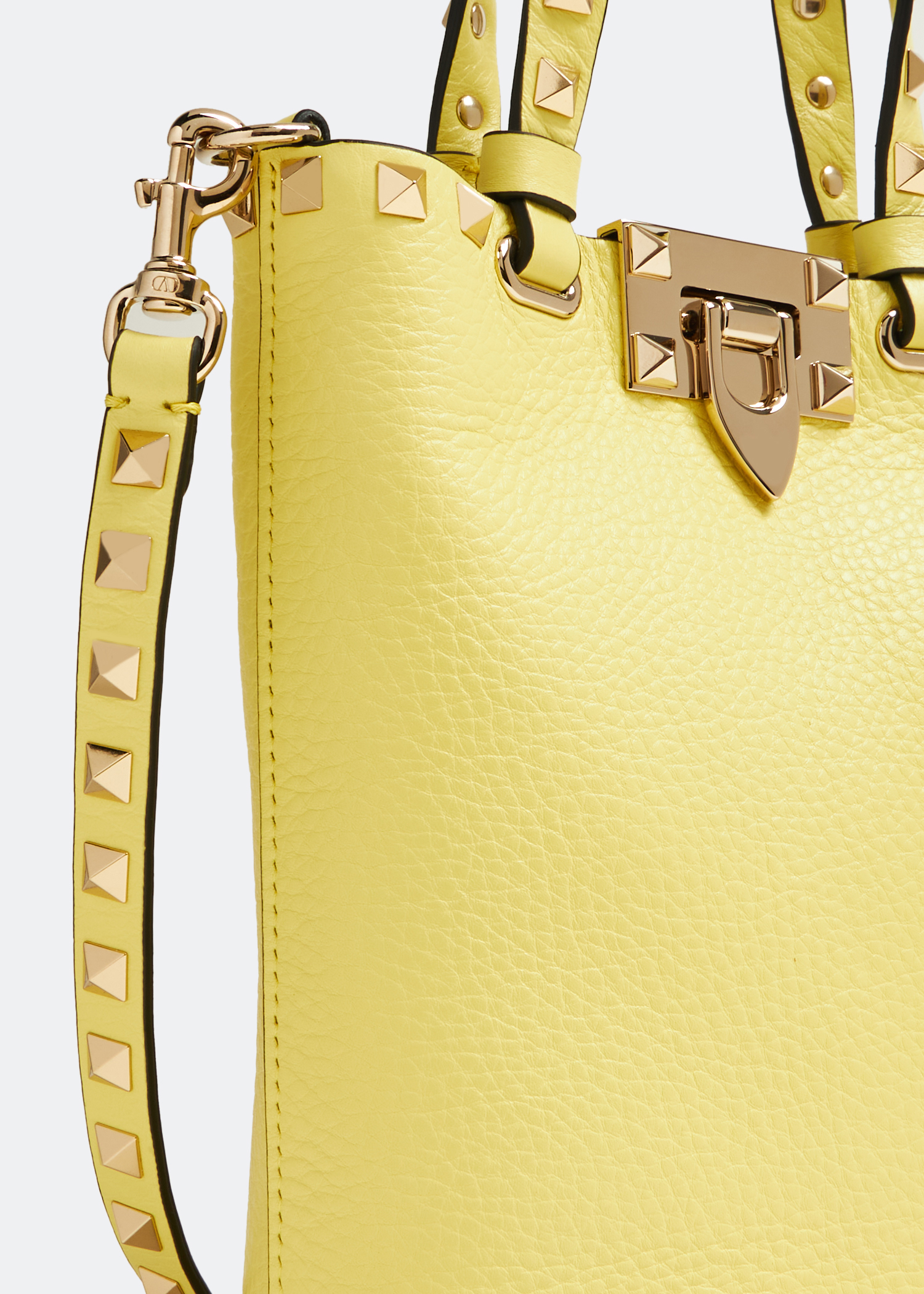 

Rockstud crossbody pouch, Yellow