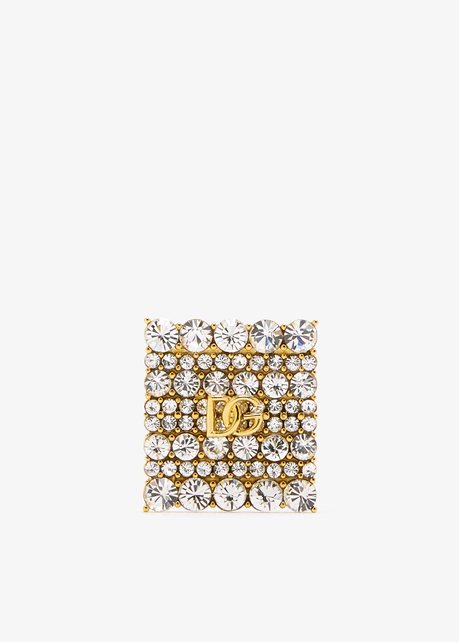 

Sartoria rhinestone brooch, Gold
