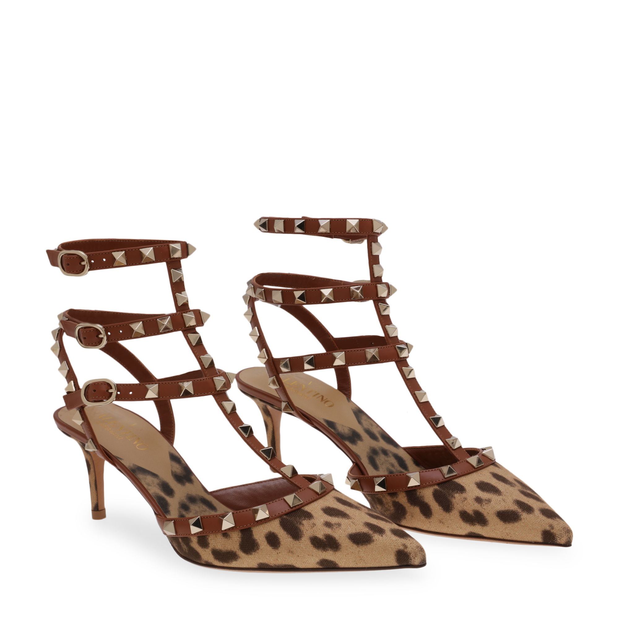 

Rockstud pumps, Animal print