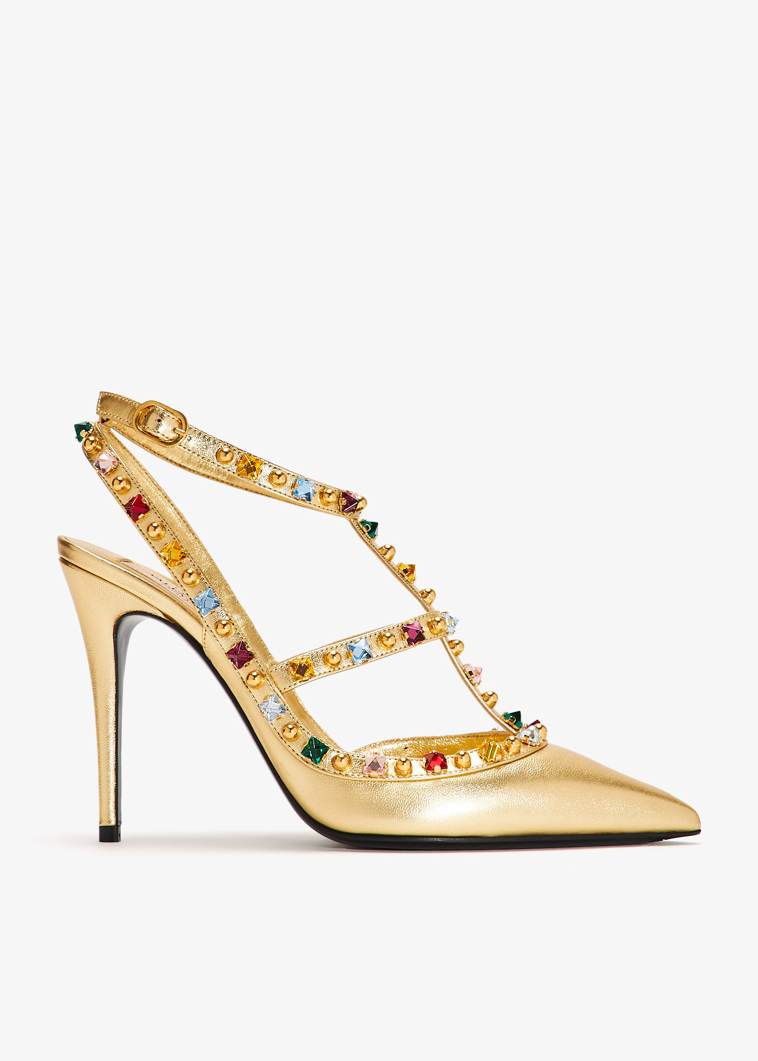 

Rockstud pumps, Gold