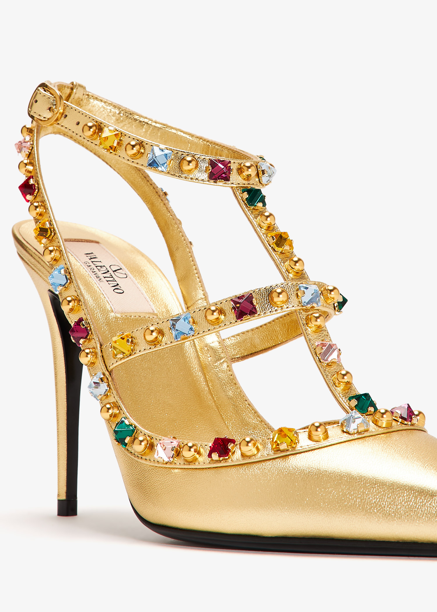 Valentino Garavani Rockstud pumps for Women - Gold in Kuwait
