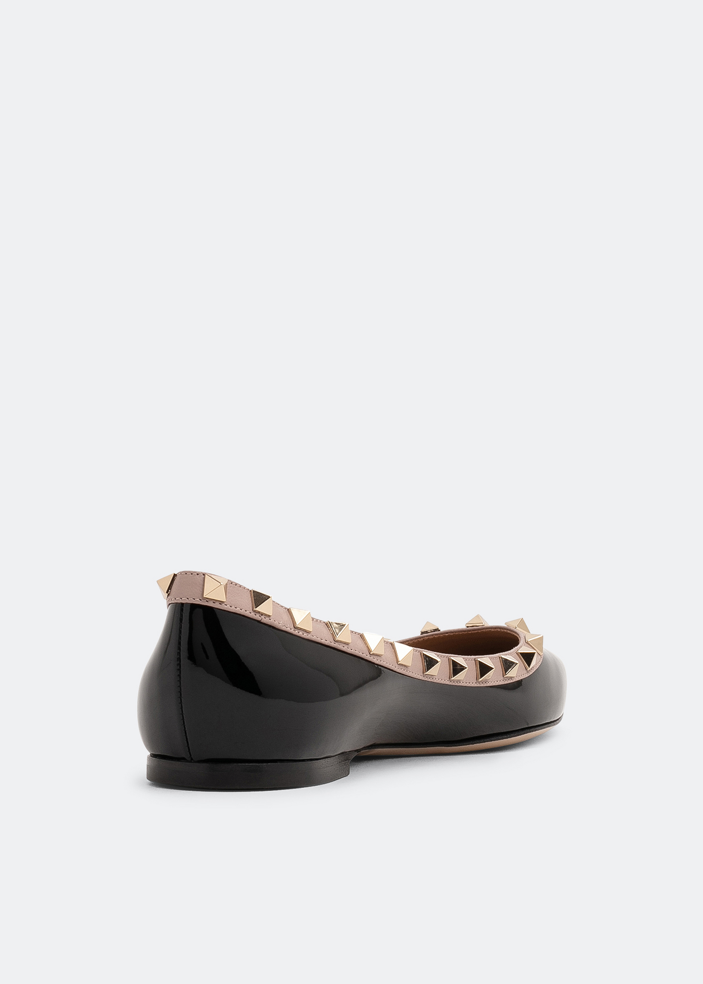 

Rockstud ballerinas, Black