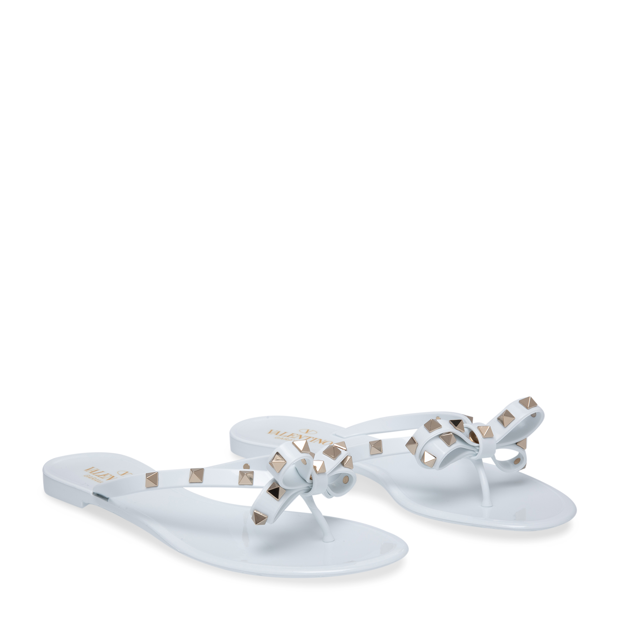 

Summer Rockstud sandals, White