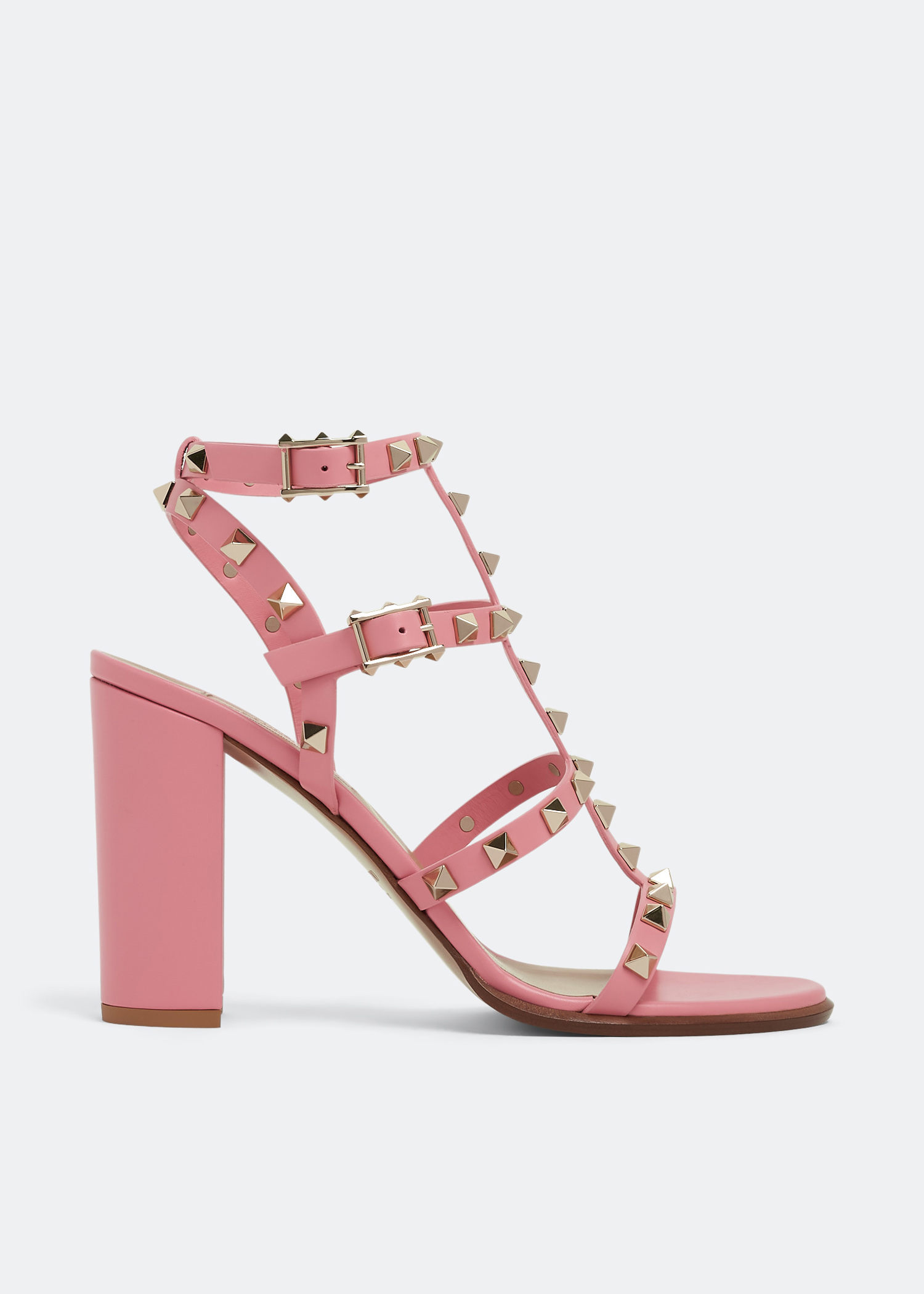 

Rockstud sandals, Pink
