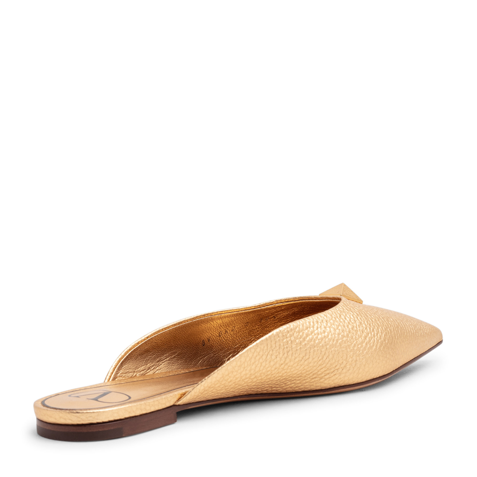 

Roman Stud mules, Gold