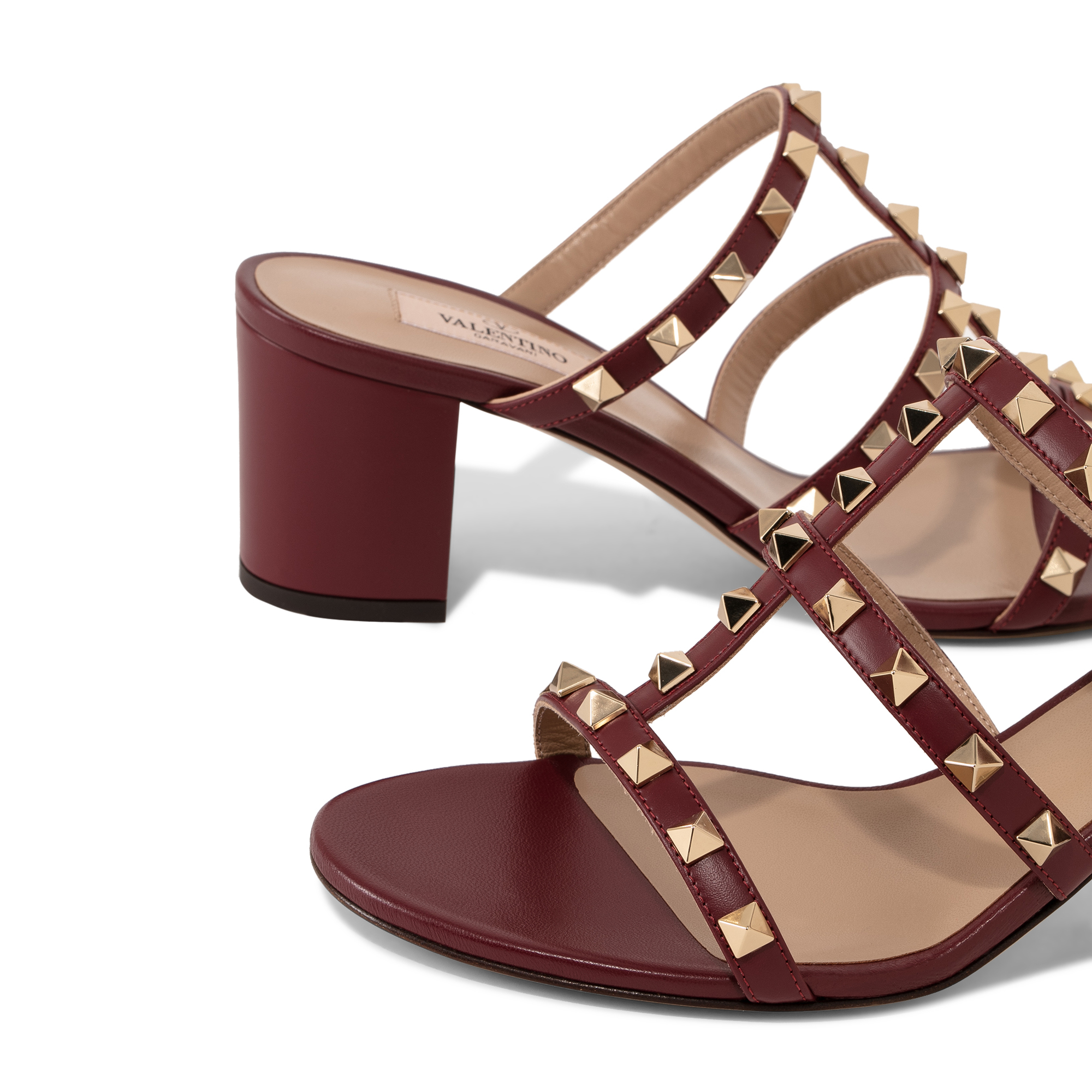 

Rockstud sandals, Brown
