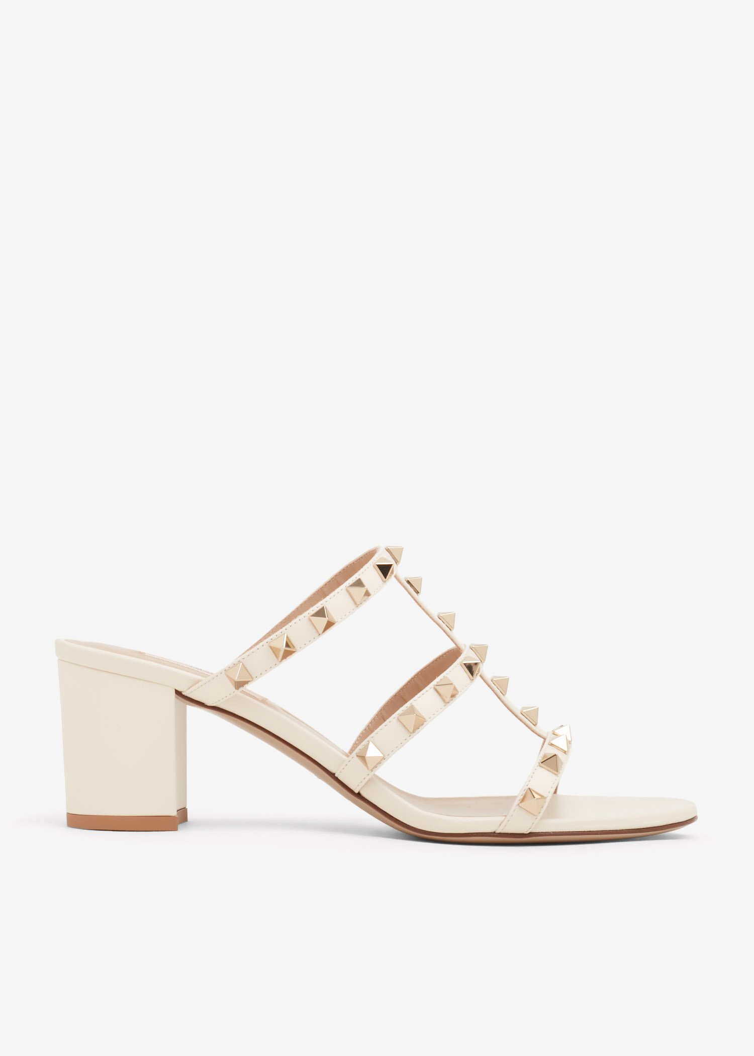 

Rockstud sandals, White