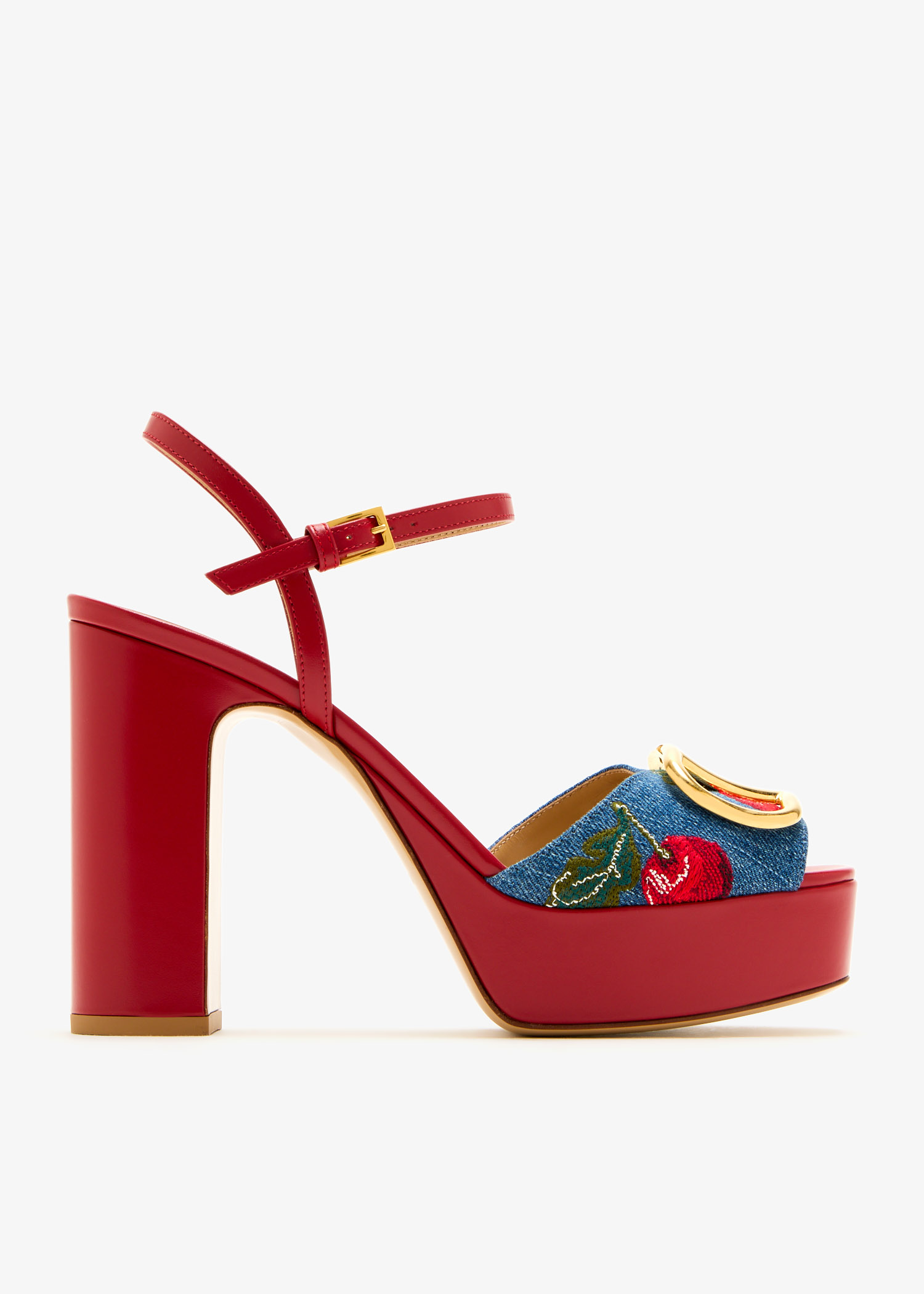 

VLogo Signature Cherryfic platform sandals, Blue