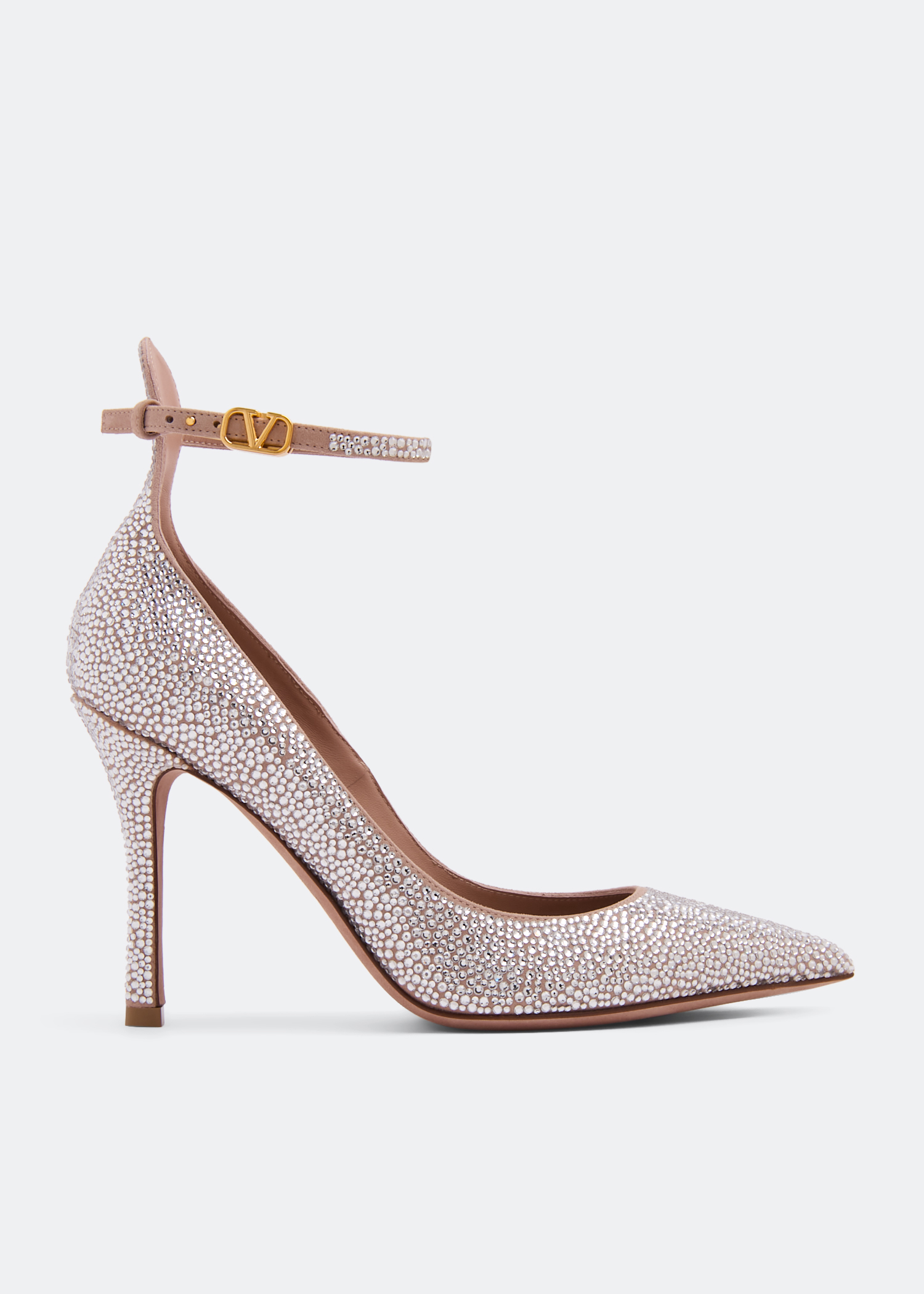 

Tan-Go crystal pumps, Silver