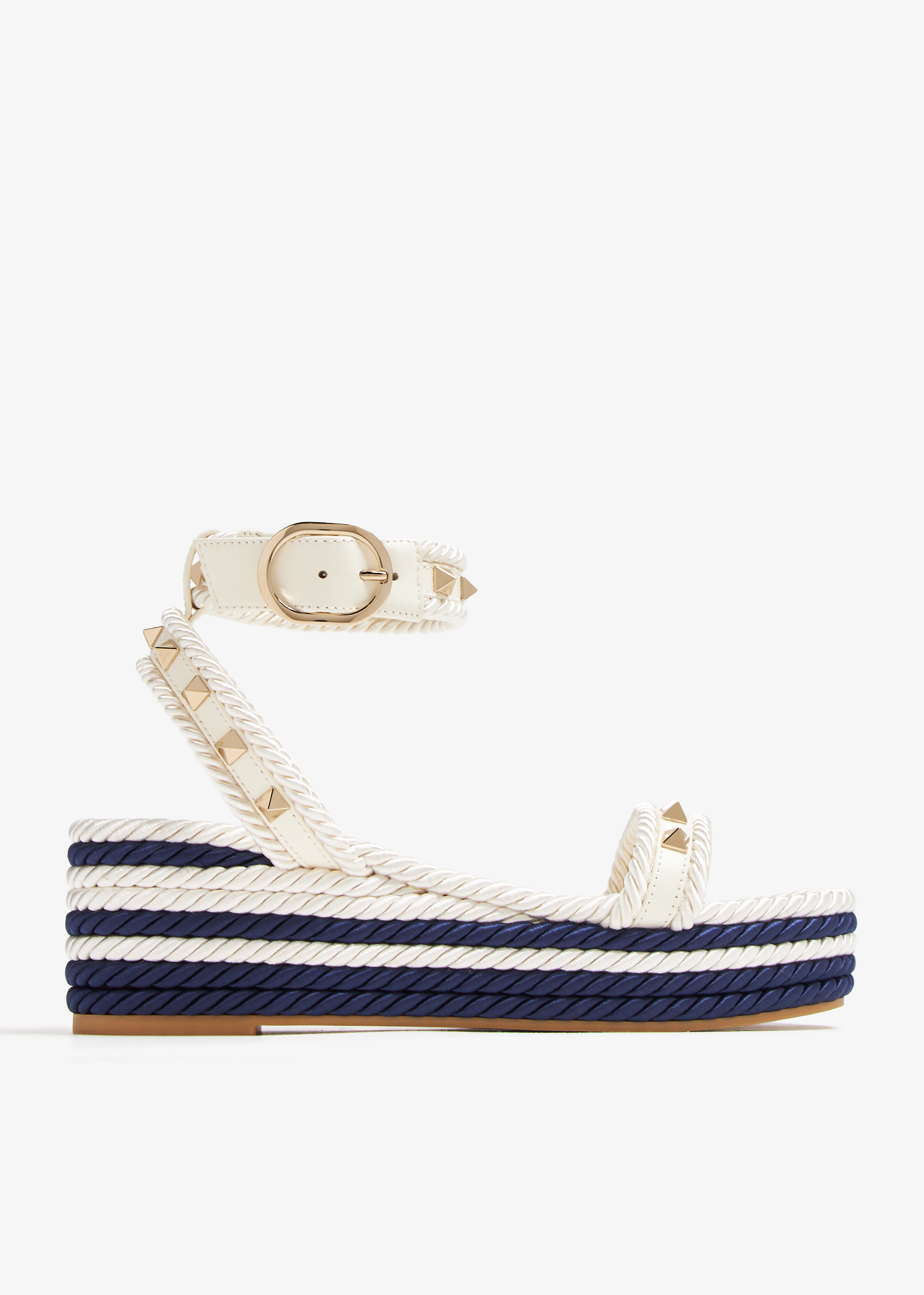 

Torchon flatform sandals, White