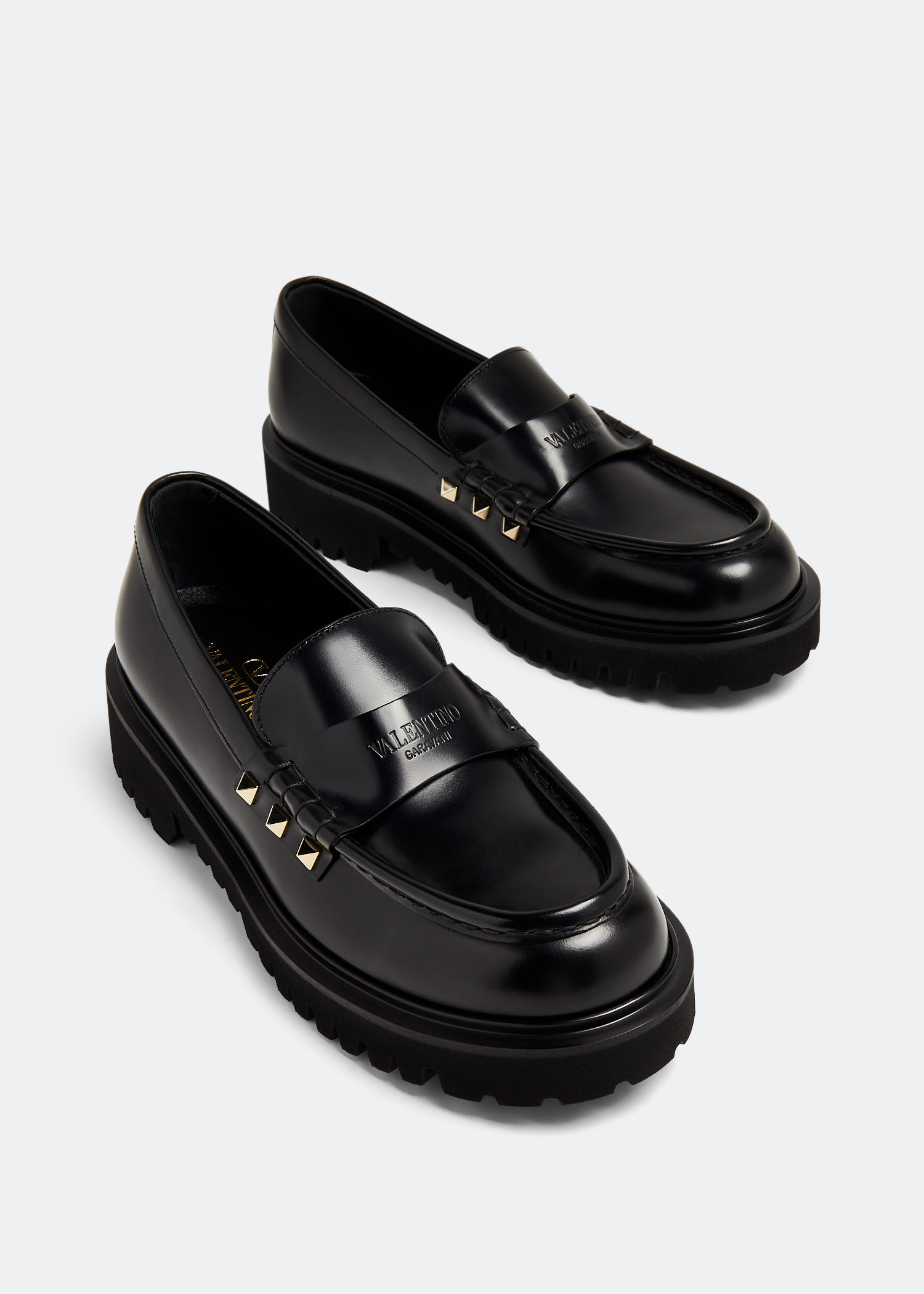 Valentino studded deals loafers