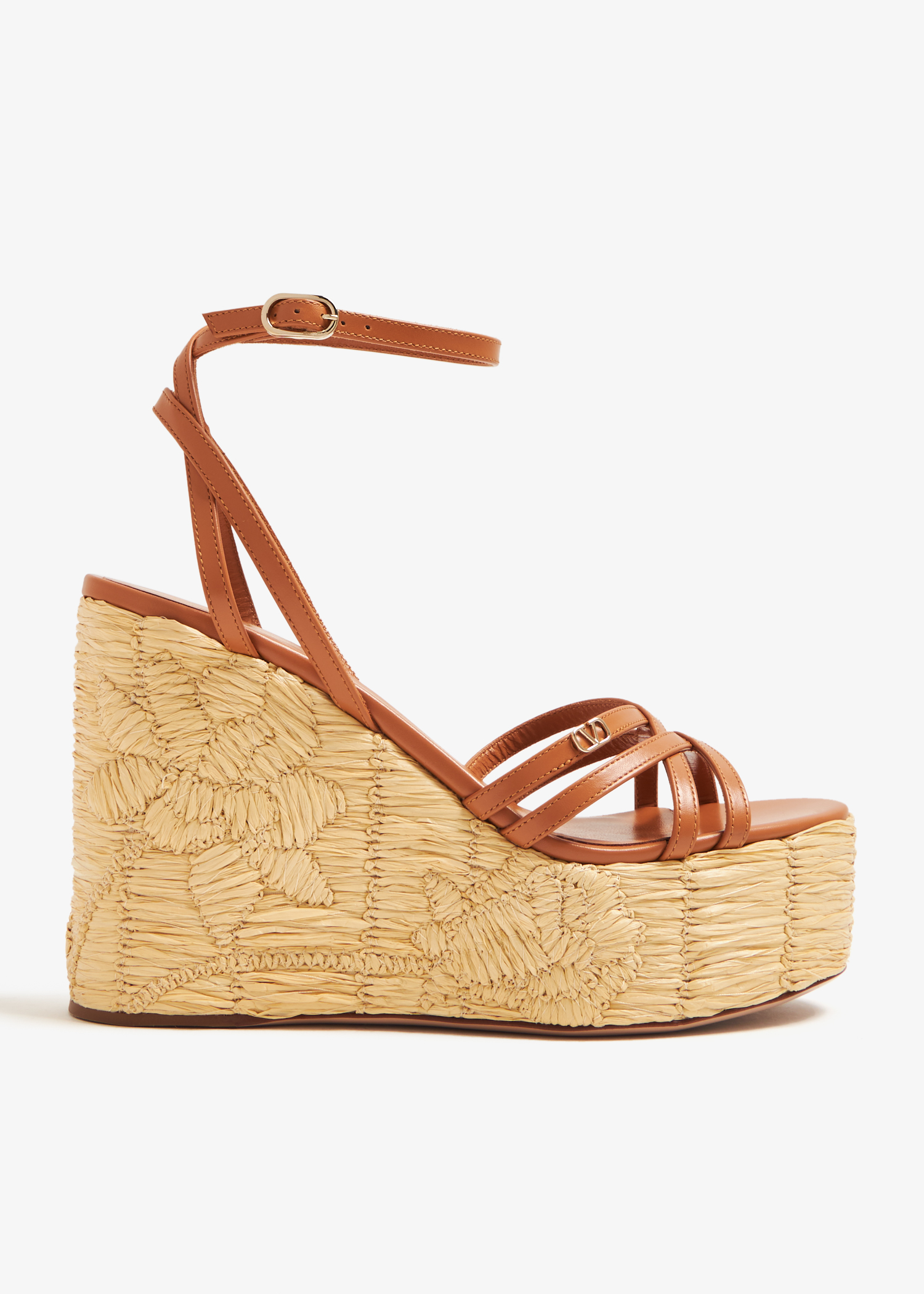 

Raflower wedge sandals, Brown