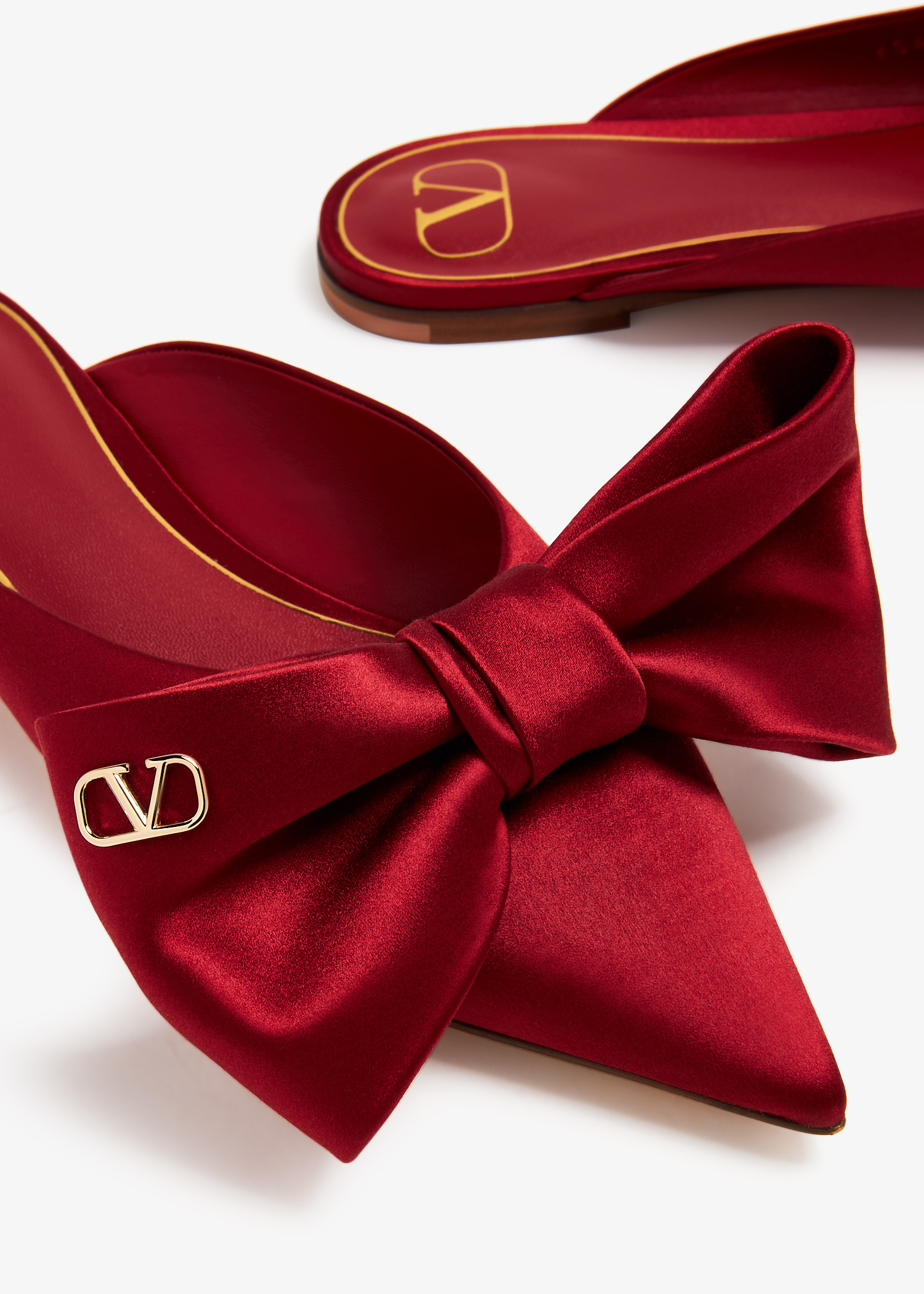 

Haute Couture mules, Red