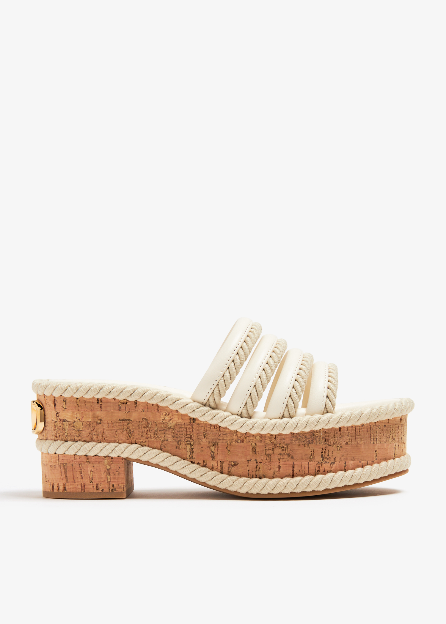 

VLogo Summerblocks flatform sandals, White