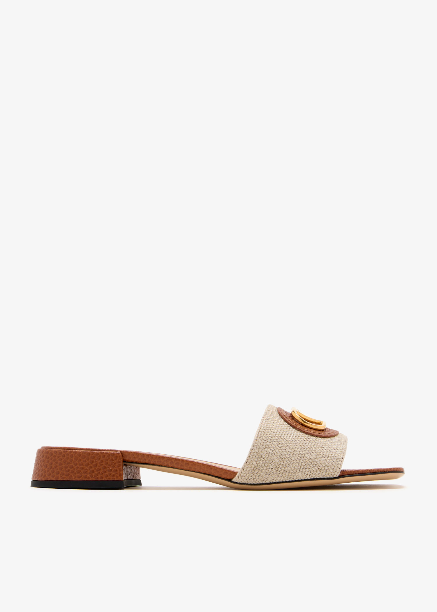

VLogo Signature sandals, Beige