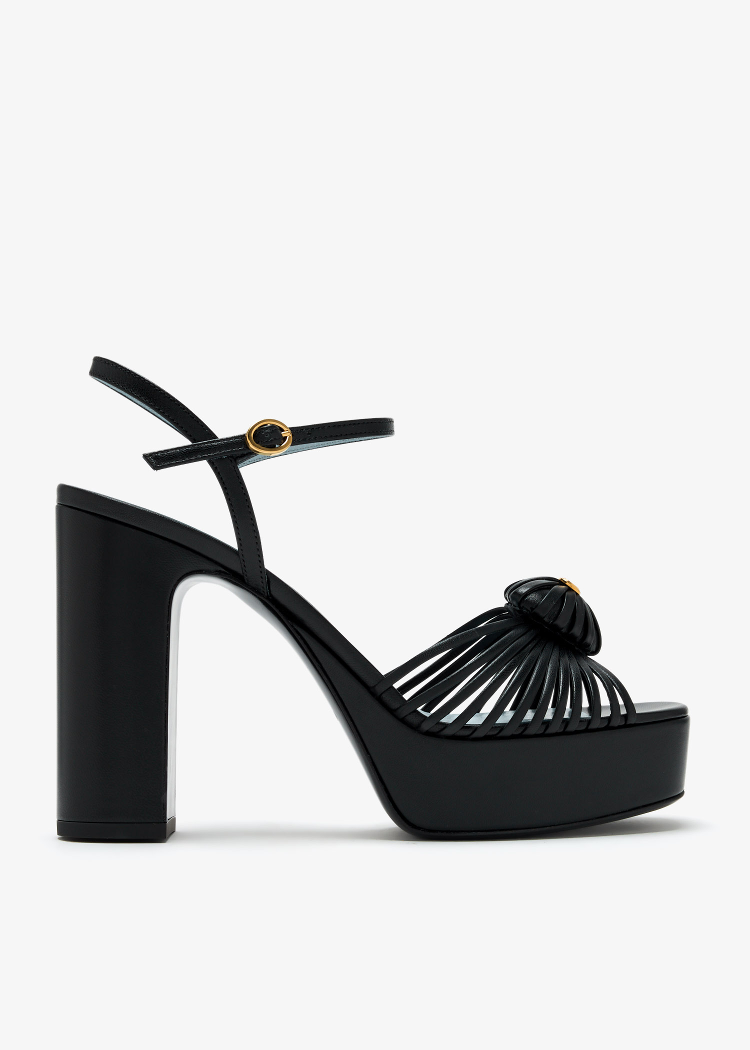 

Royal platform sandals, Black
