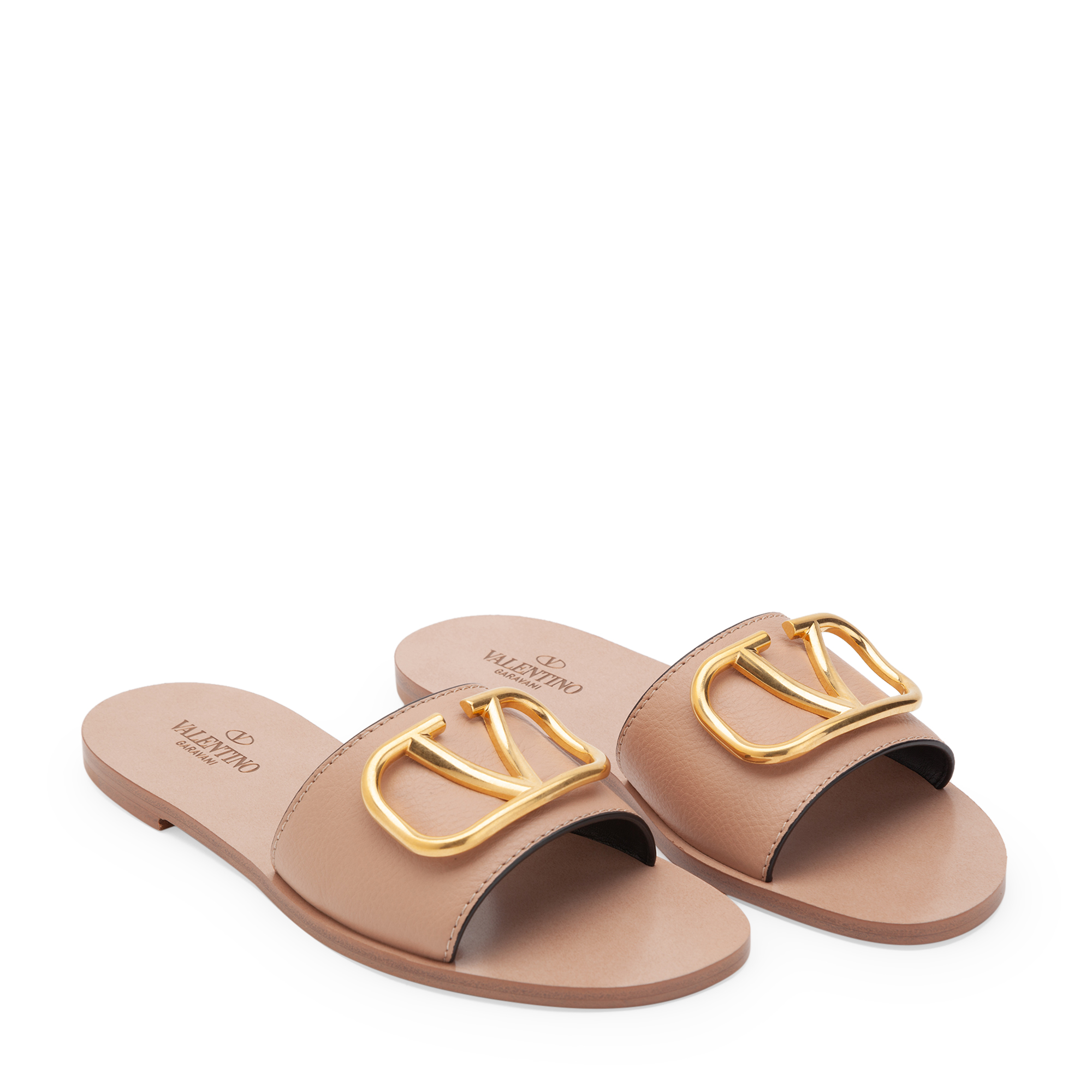 

Vlogo flat sandals, Pink