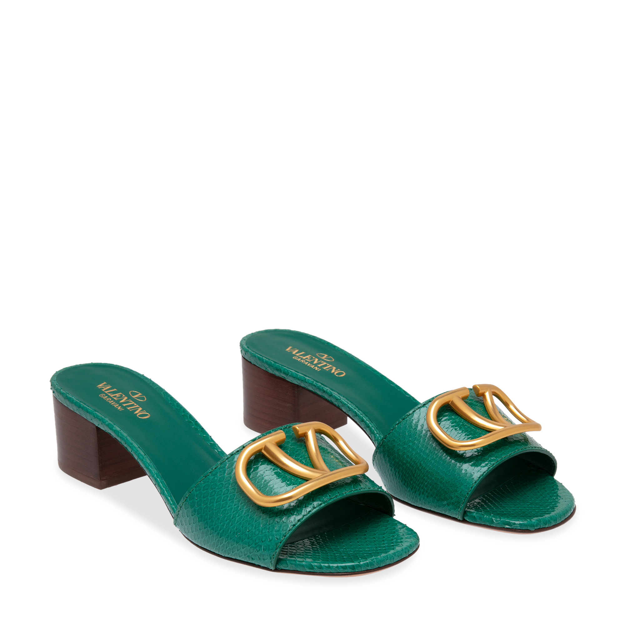 

VLogo sandals, Green