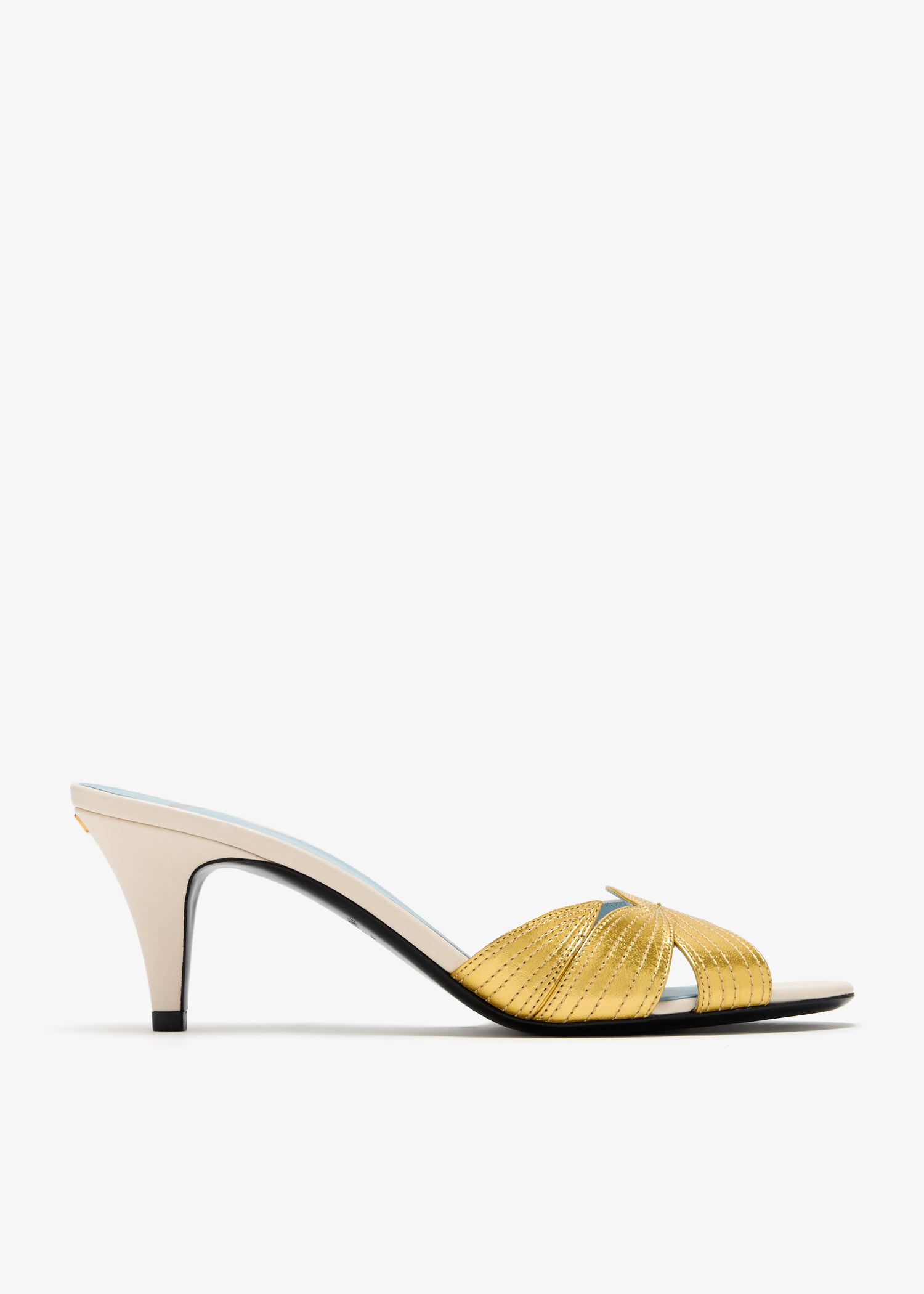 

Foliefoliage sandals, Metallic