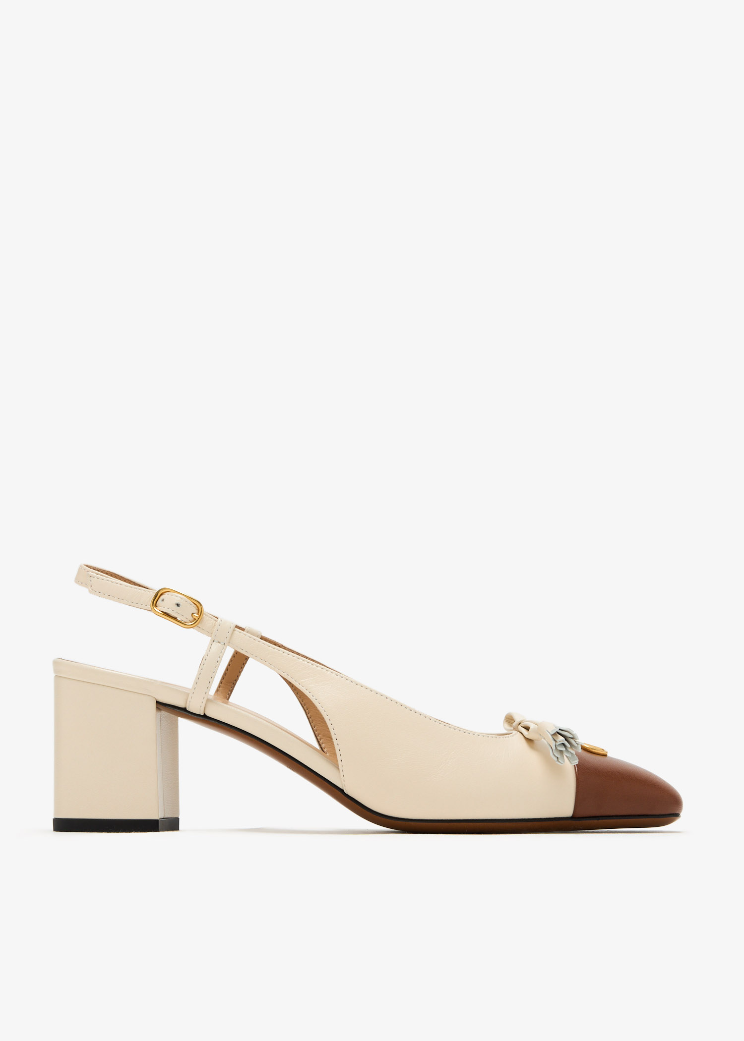 

Valet Du Roi slingback pumps, Cream