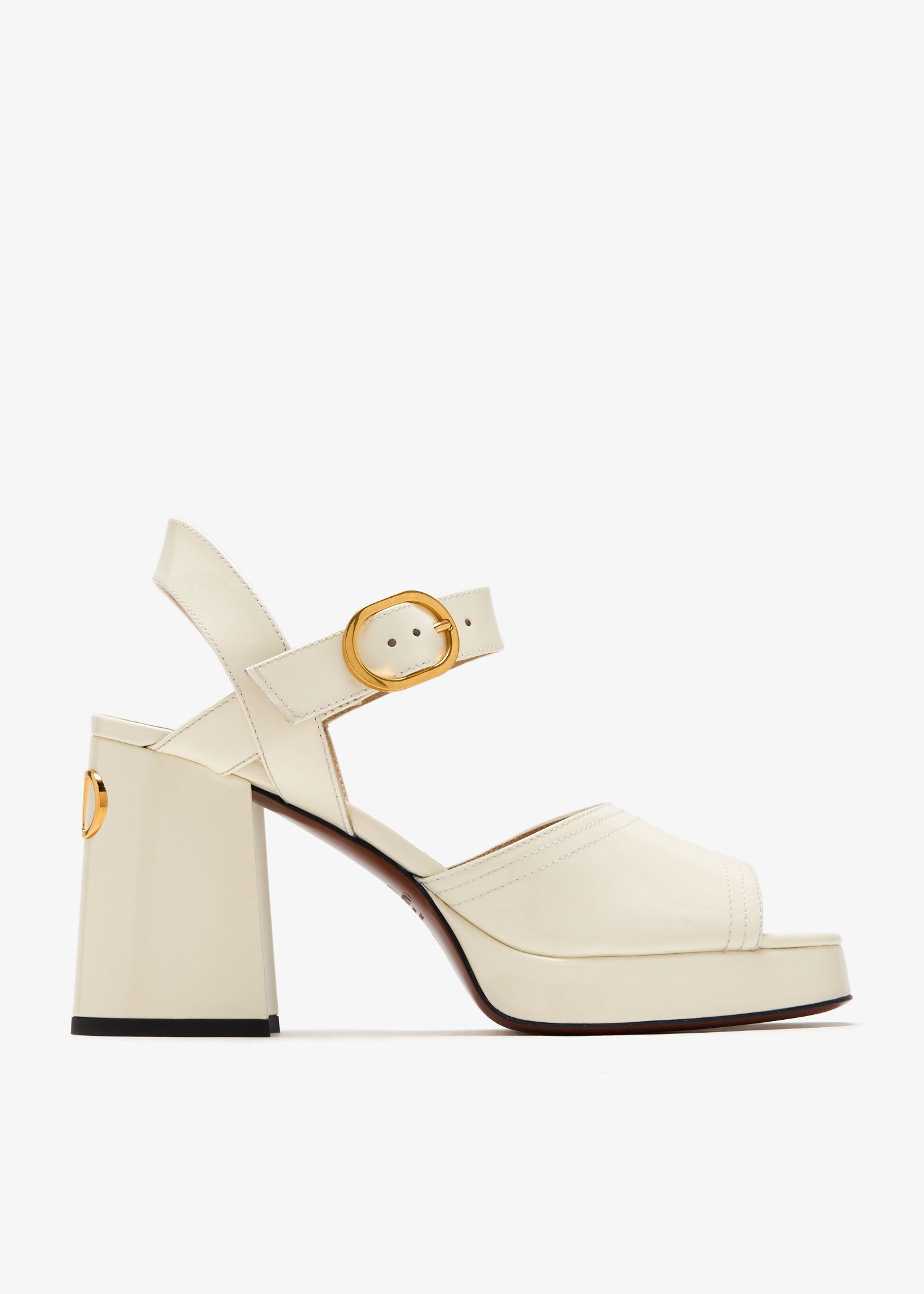 

Fawcette platform sandals, Cream