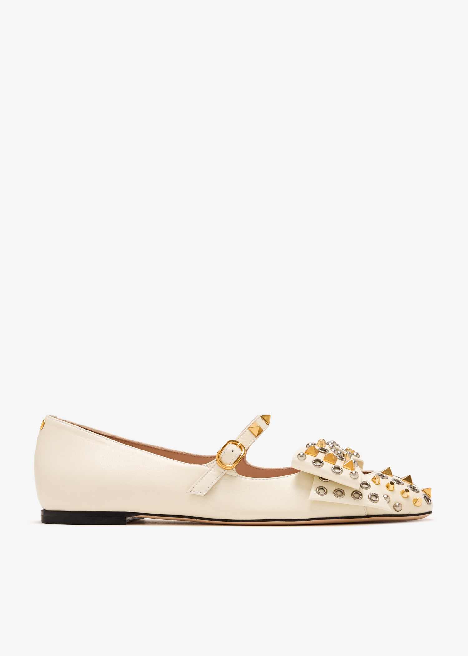 

Bowow Mary Jane ballerina flats, Cream