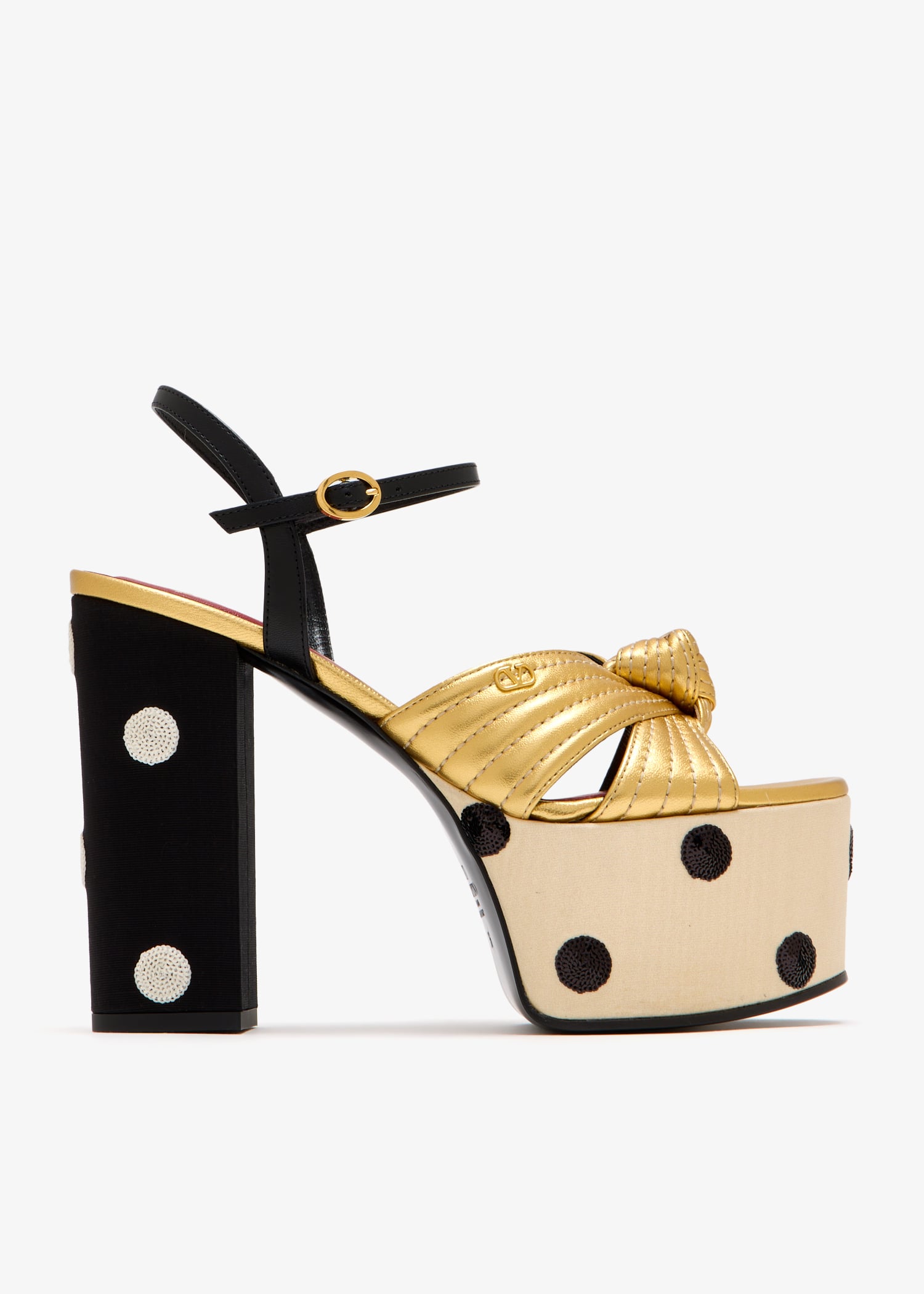 

Crasher sandals, Gold