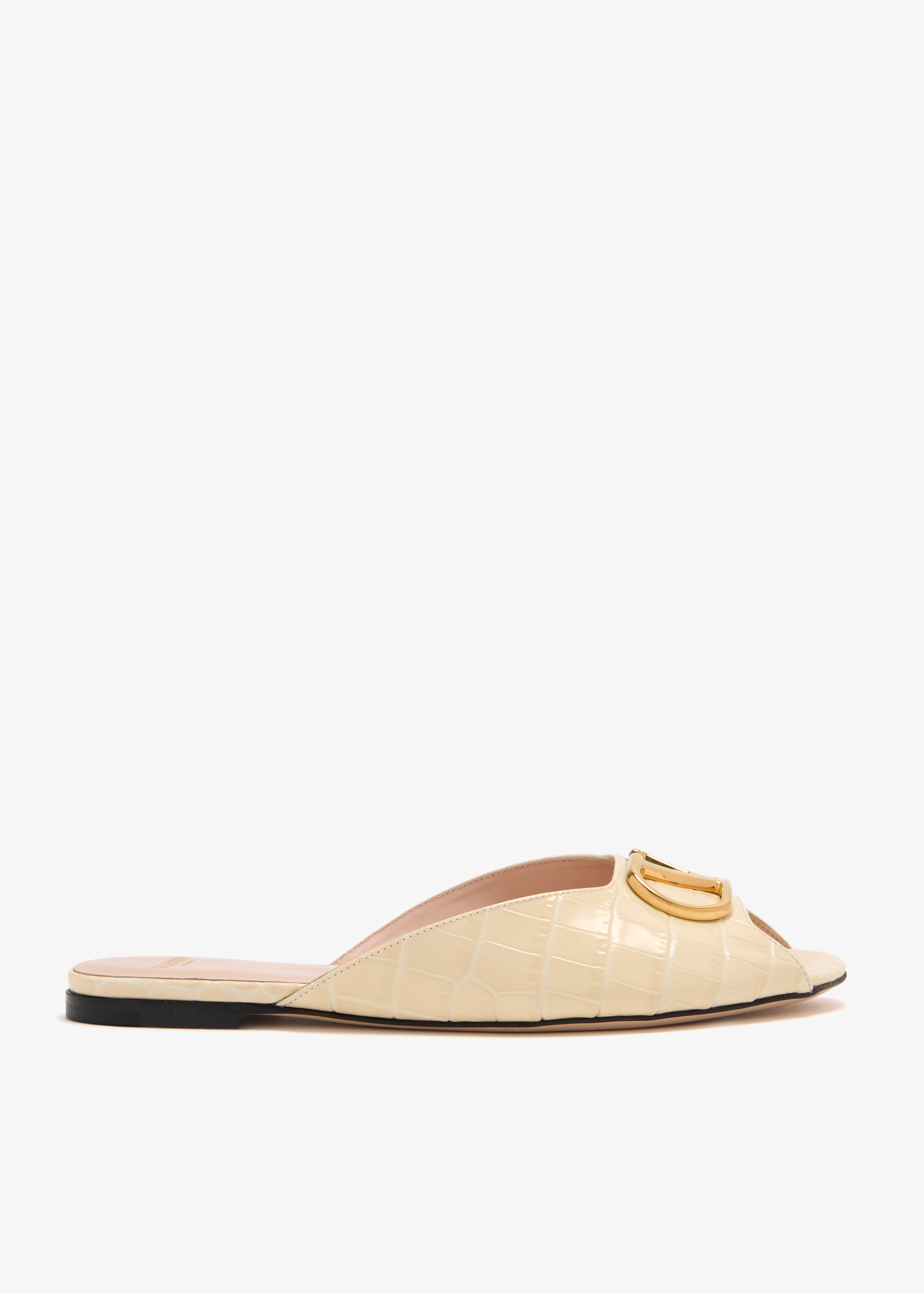 

VLogo Signature sandals, Cream