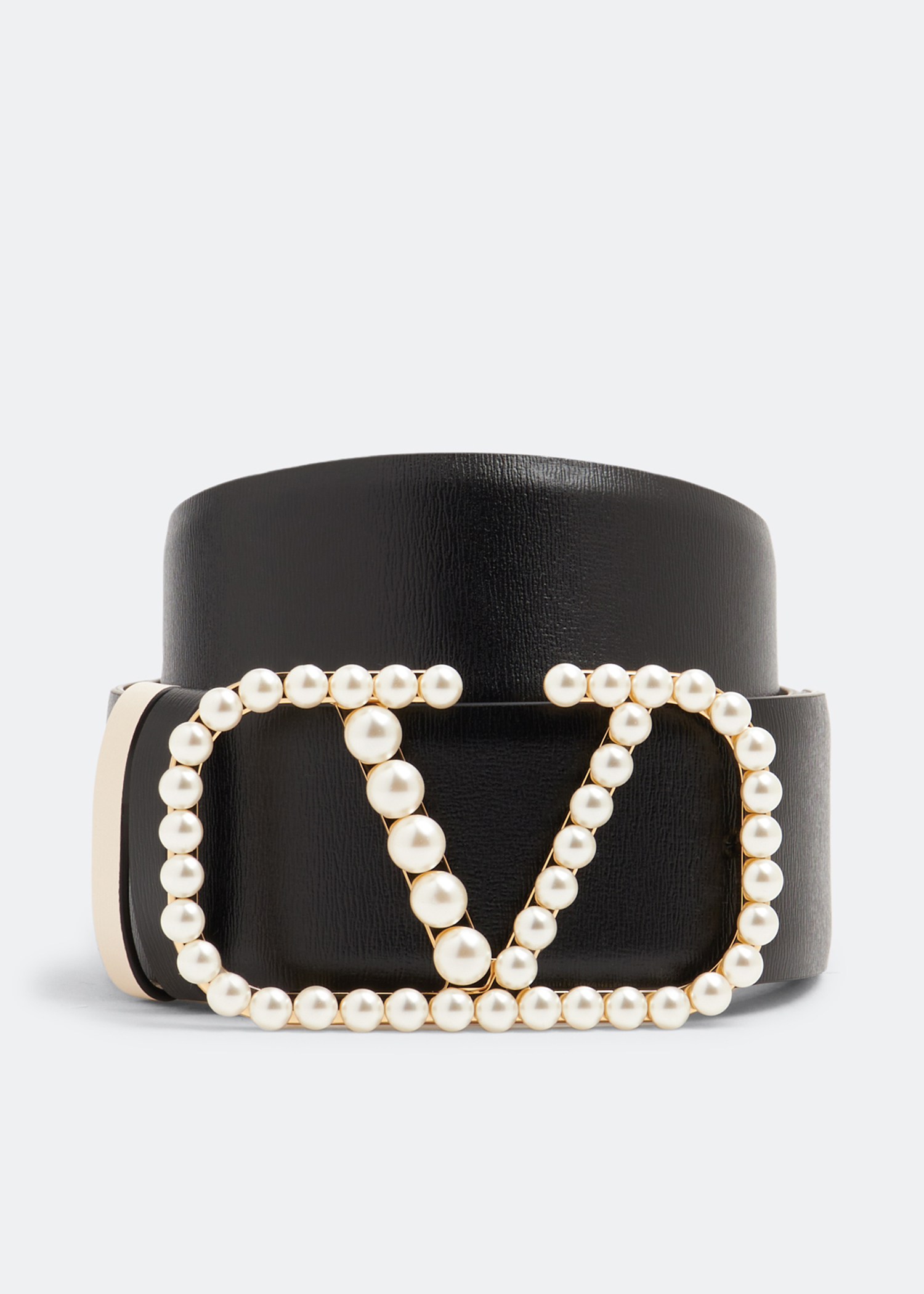 

VLogo Signature reversible belt, Black