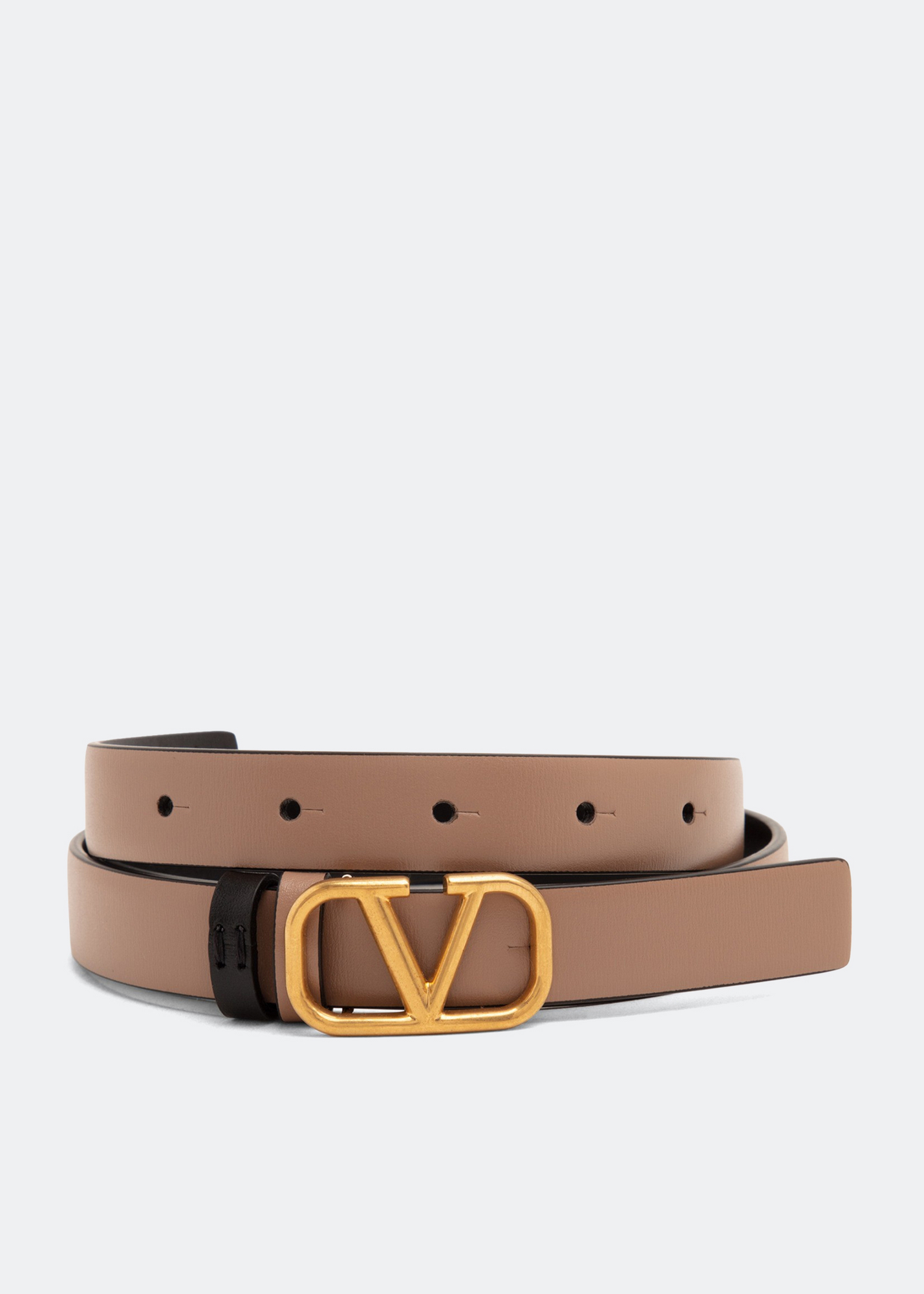 

VLogo Signature reversible belt, Beige