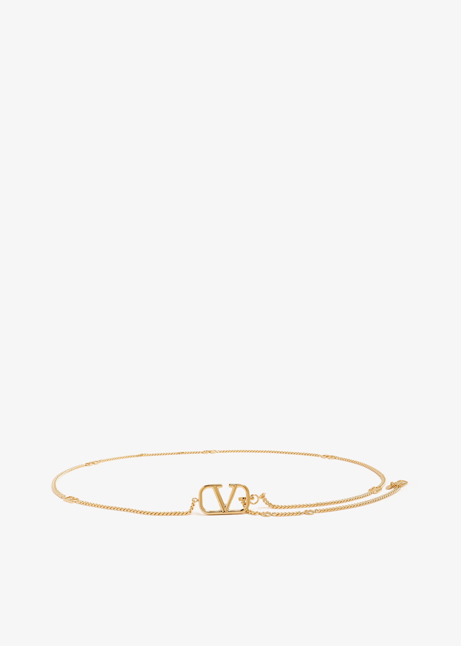 

VLogo Signature chain belt, Gold
