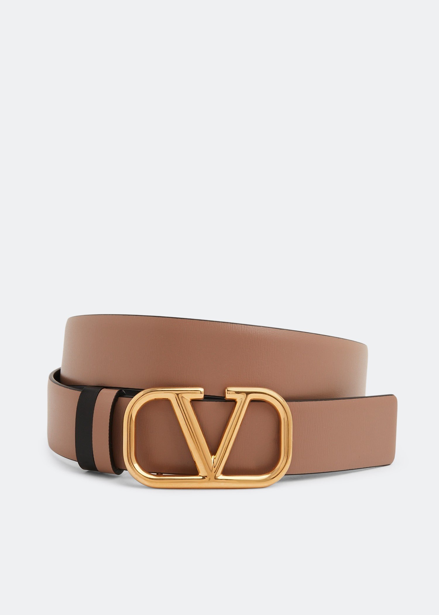 

VLogo Signature reversible belt, Beige