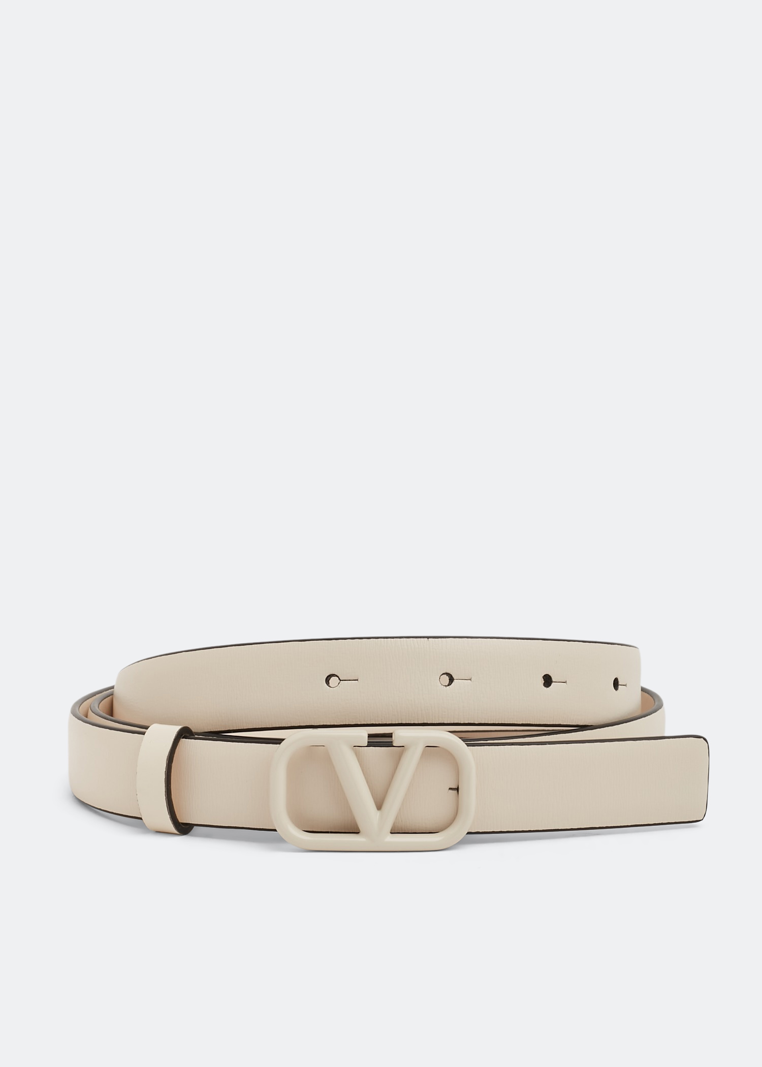 

VLogo Signature belt, White