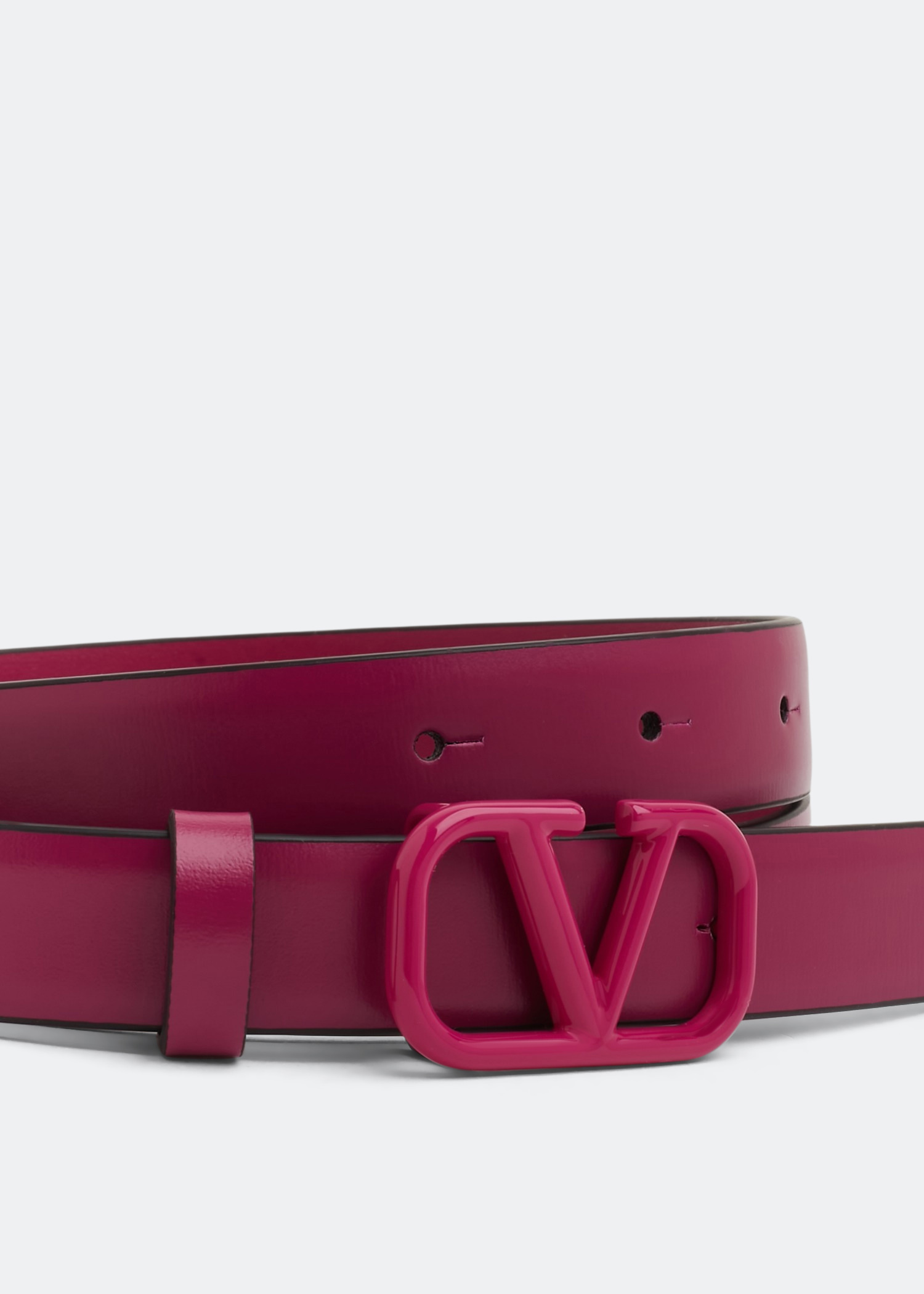 

VLogo Signature belt, Pink