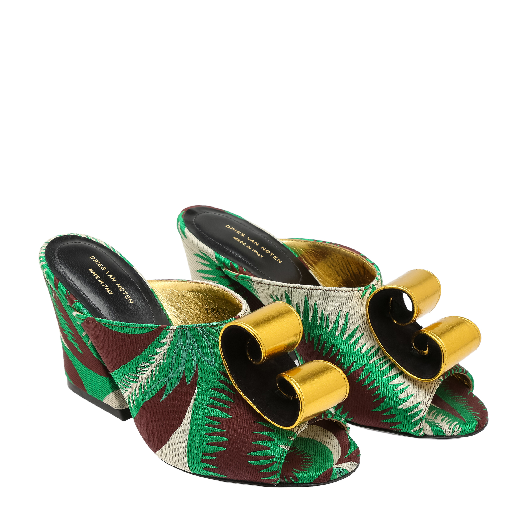 

Jacquard mules, Prints