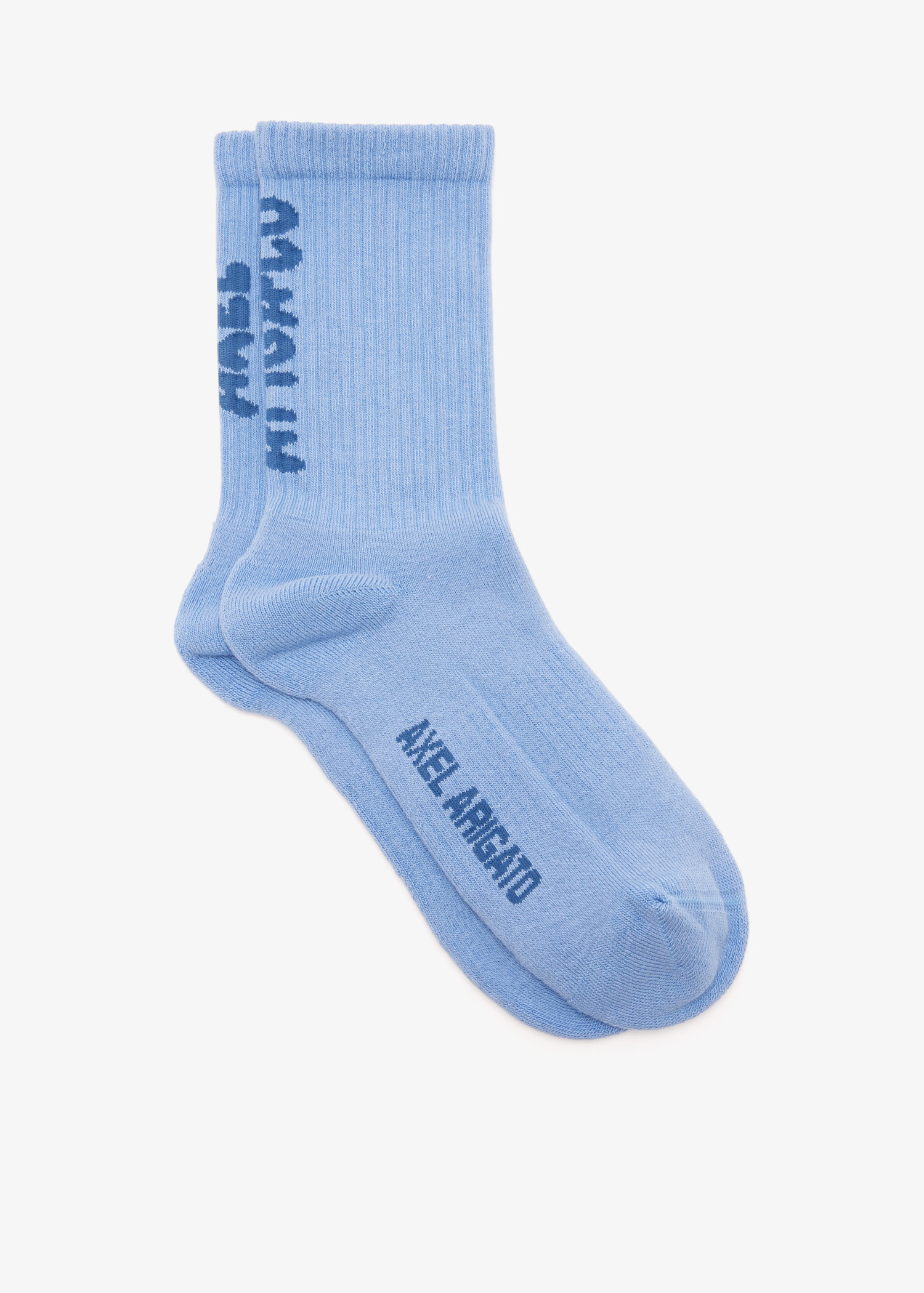 

Floral jacquard socks, Blue