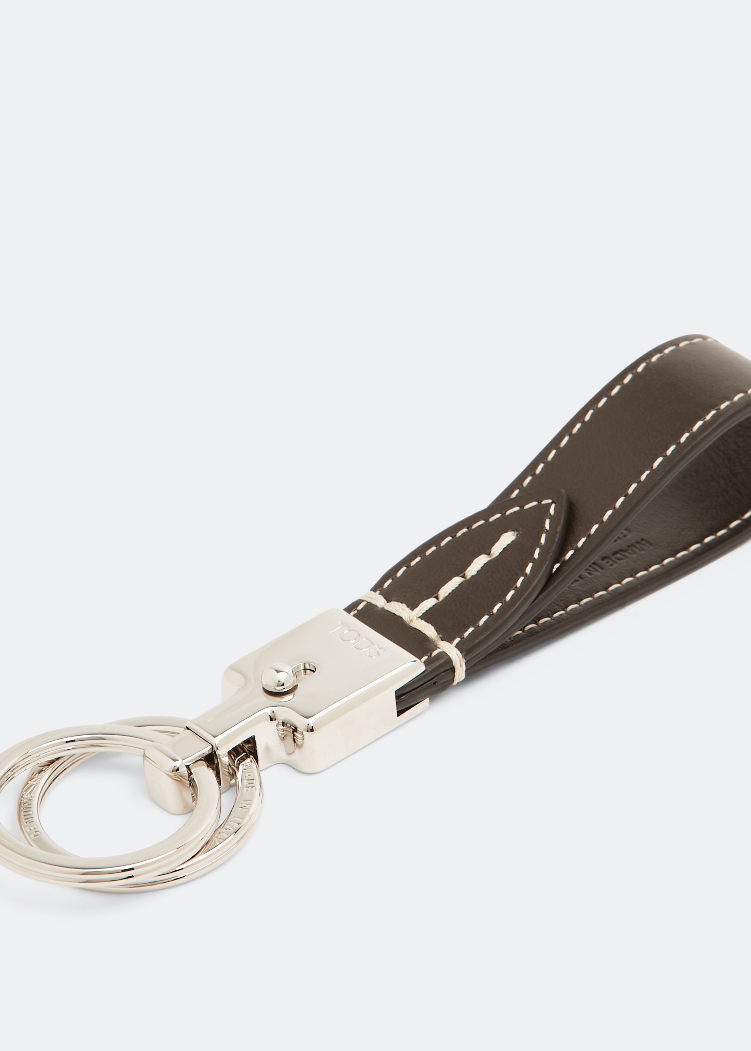 

Leather keyring, Black