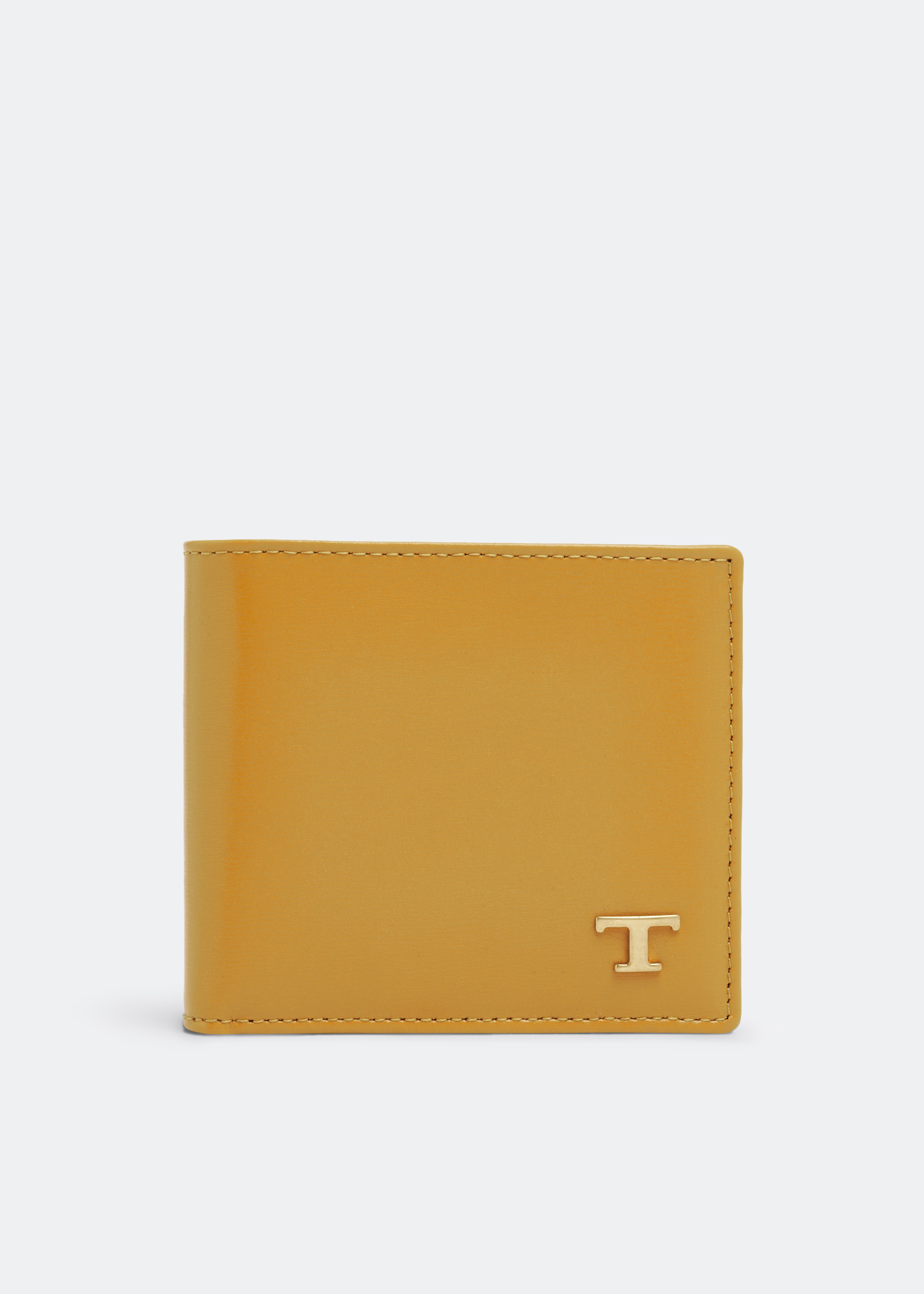 Tod\'s T Timeless wallet for Men - Yellow in UAE | Level Shoes
