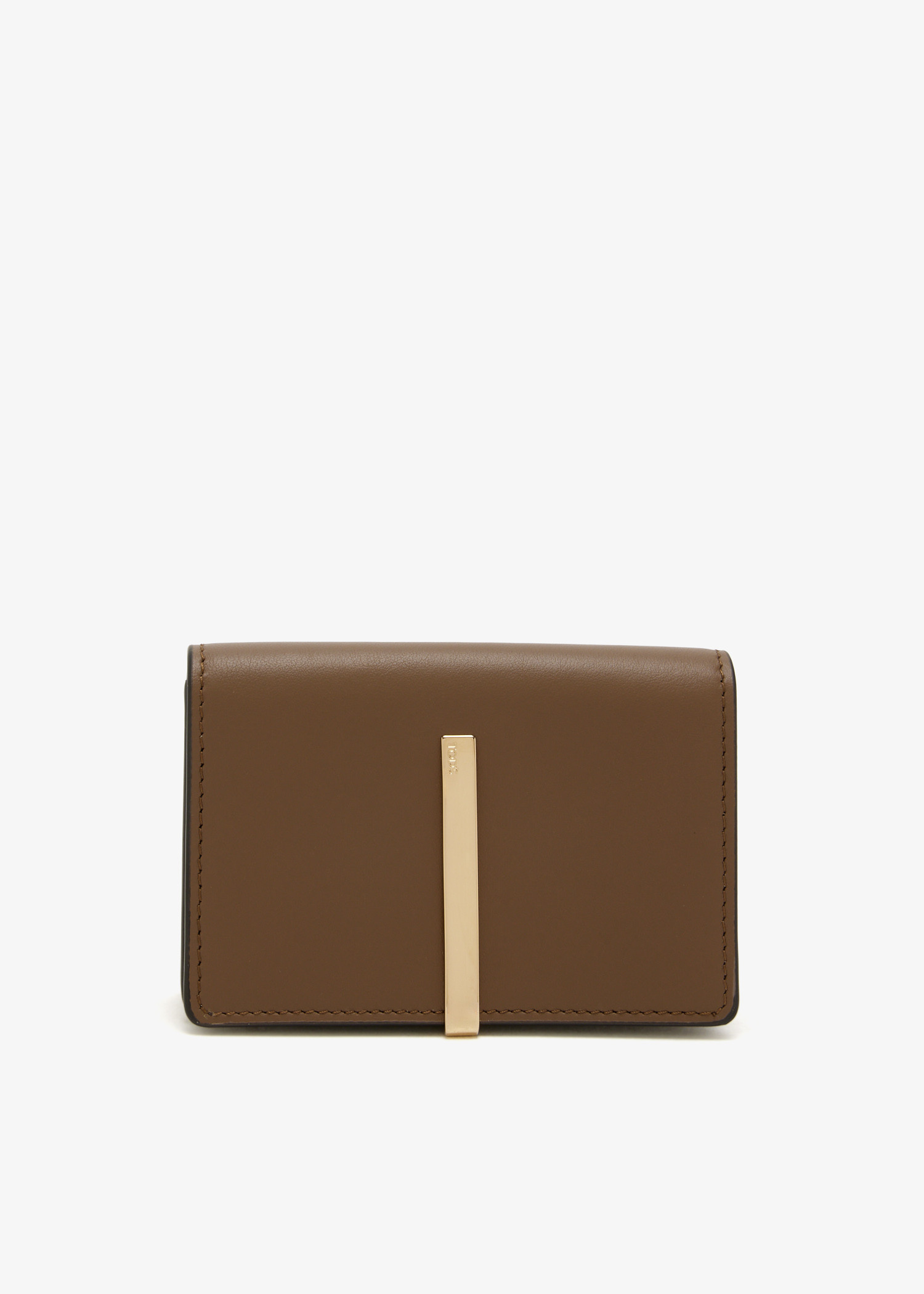 

Leather business card holder, Brown