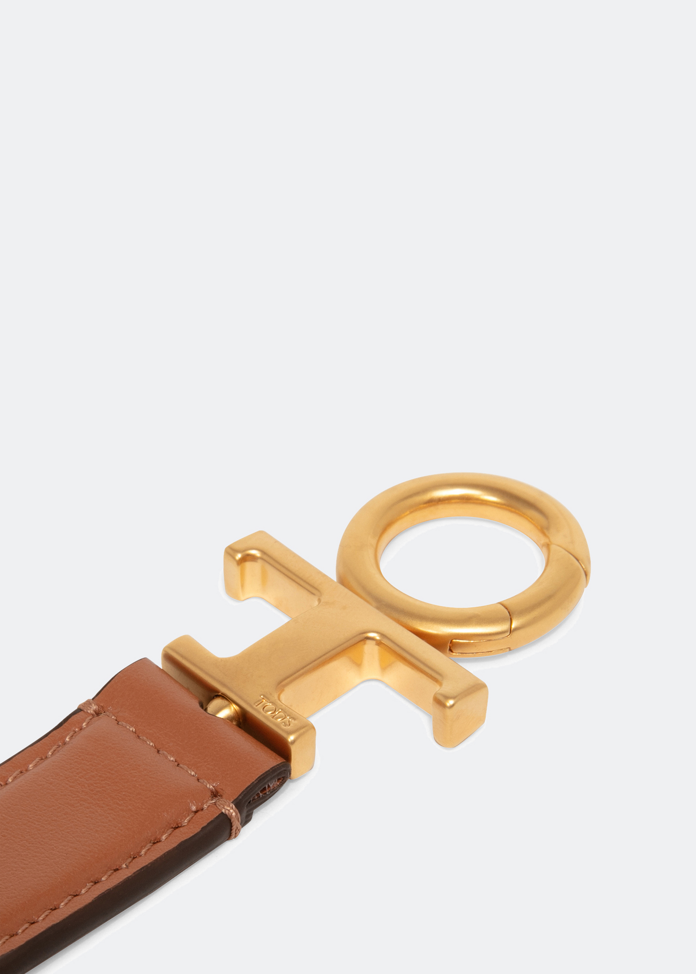 

Leather keyring, Brown