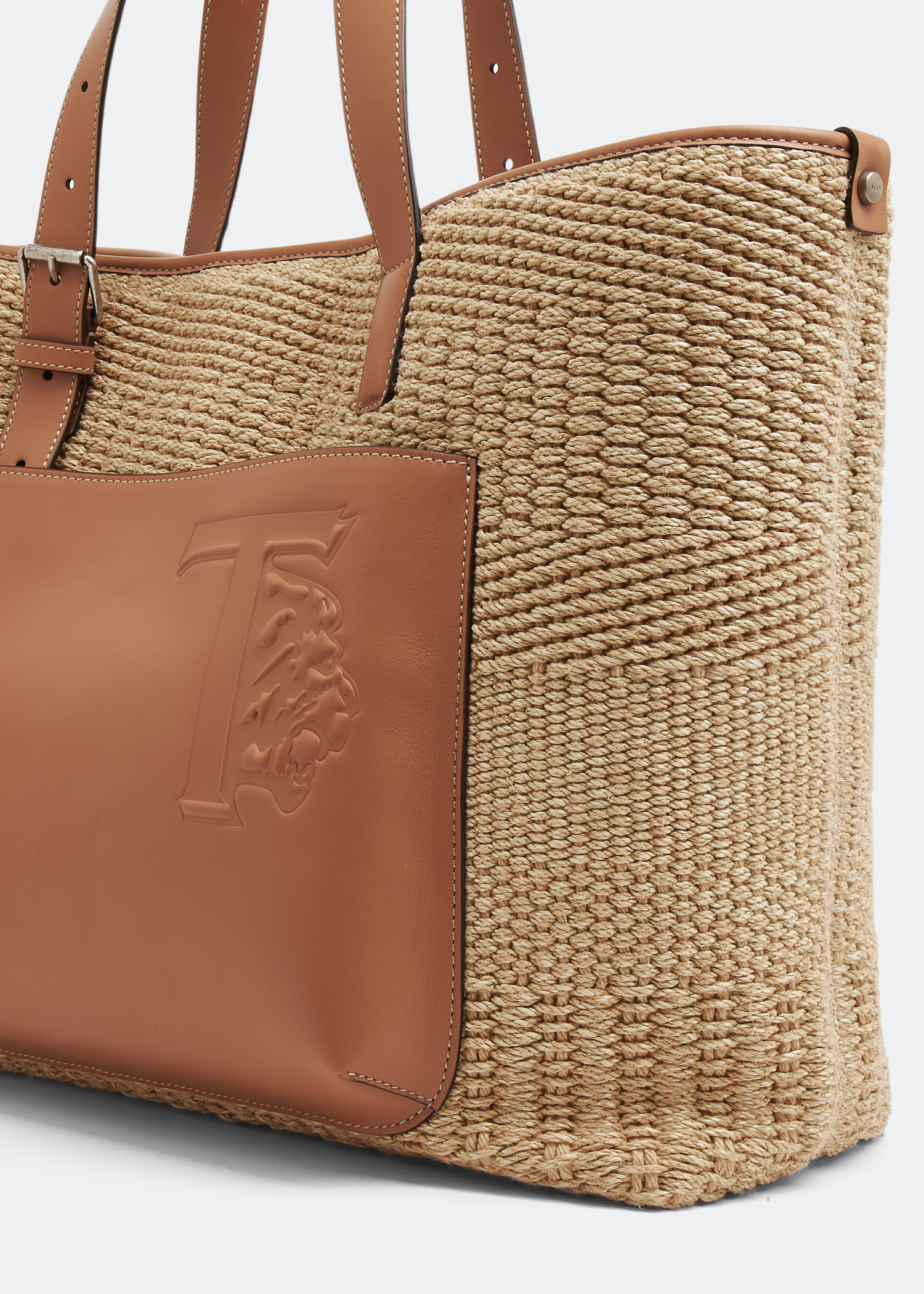 

Cord medium shopping bag, Beige