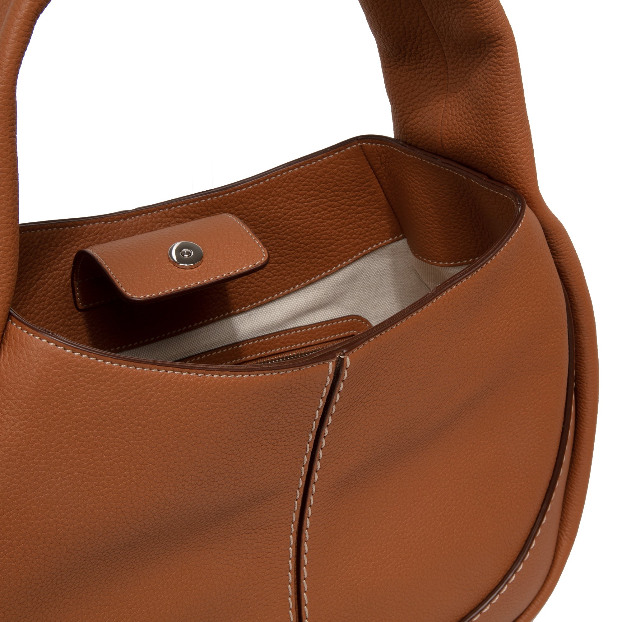 

Shirt Hobo bag, Brown