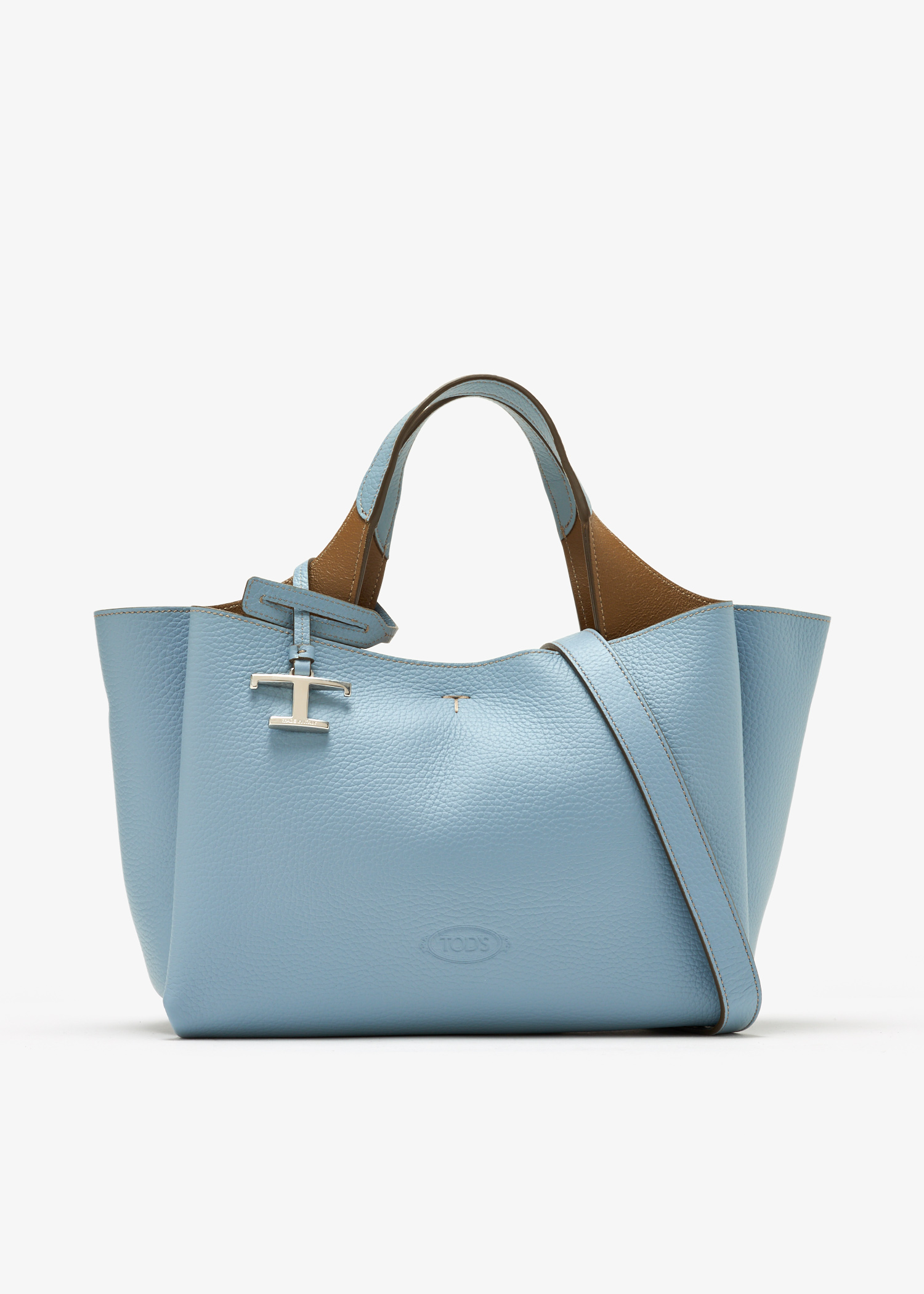 

Leather mini bag, Blue