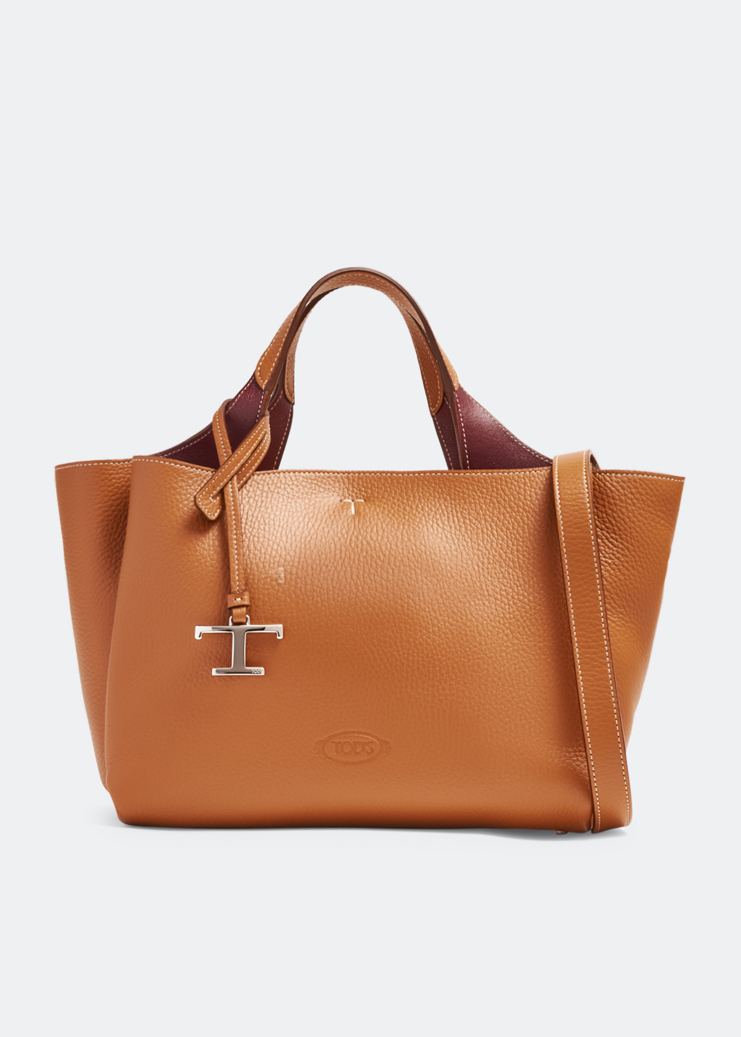 

Leather mini bag, Brown