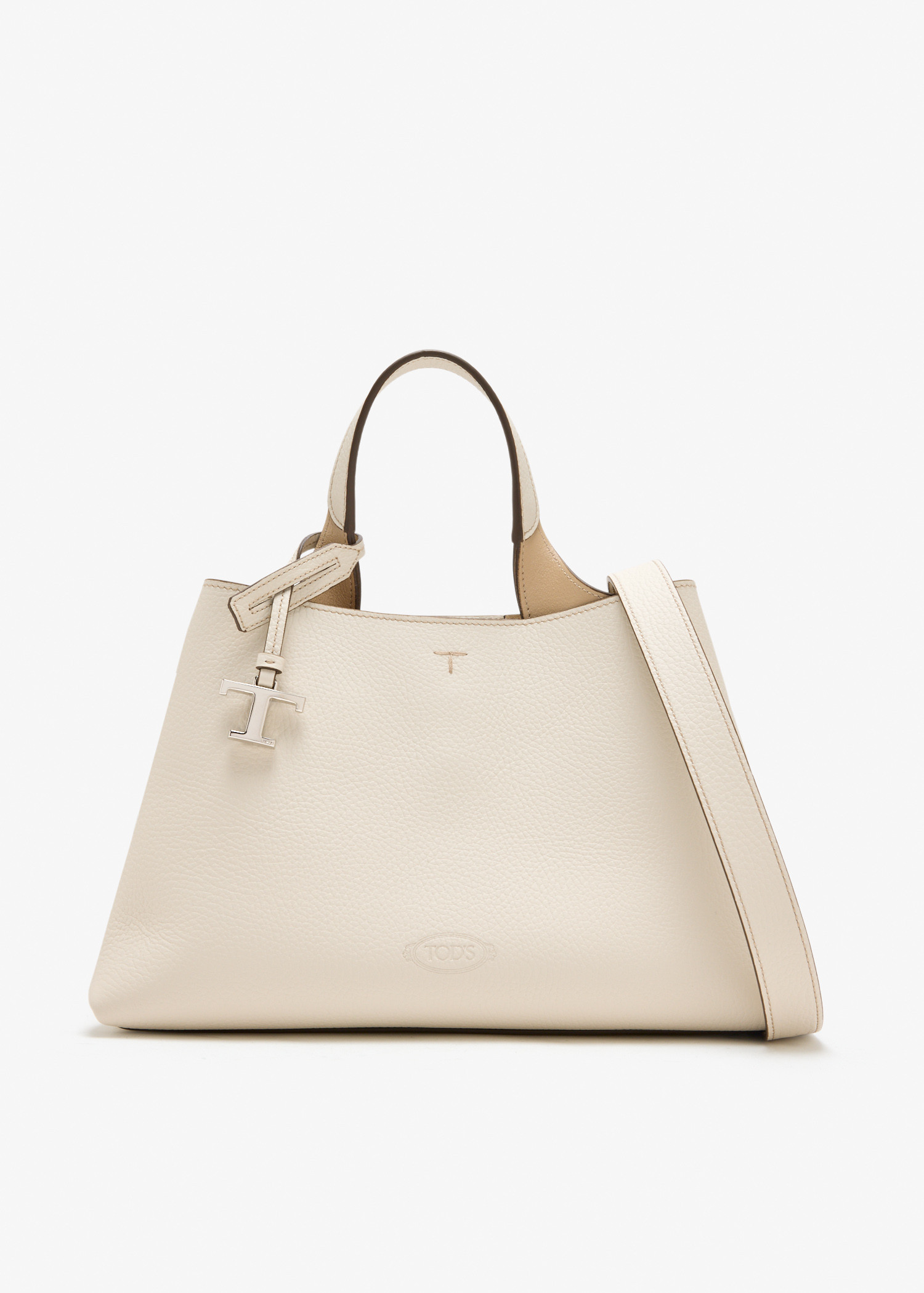 

Leather small bag, White