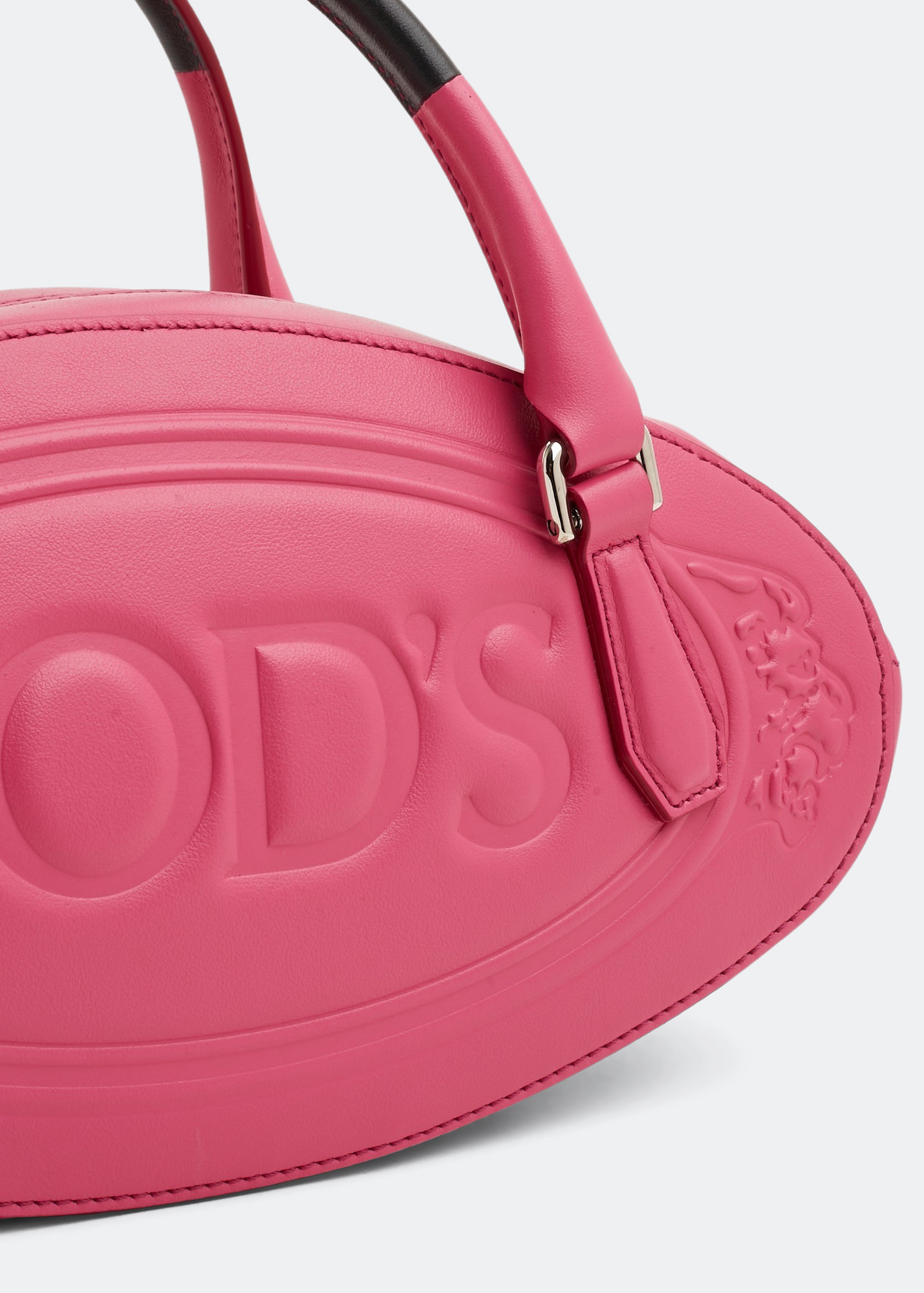 

Boston mini leather bag, Pink