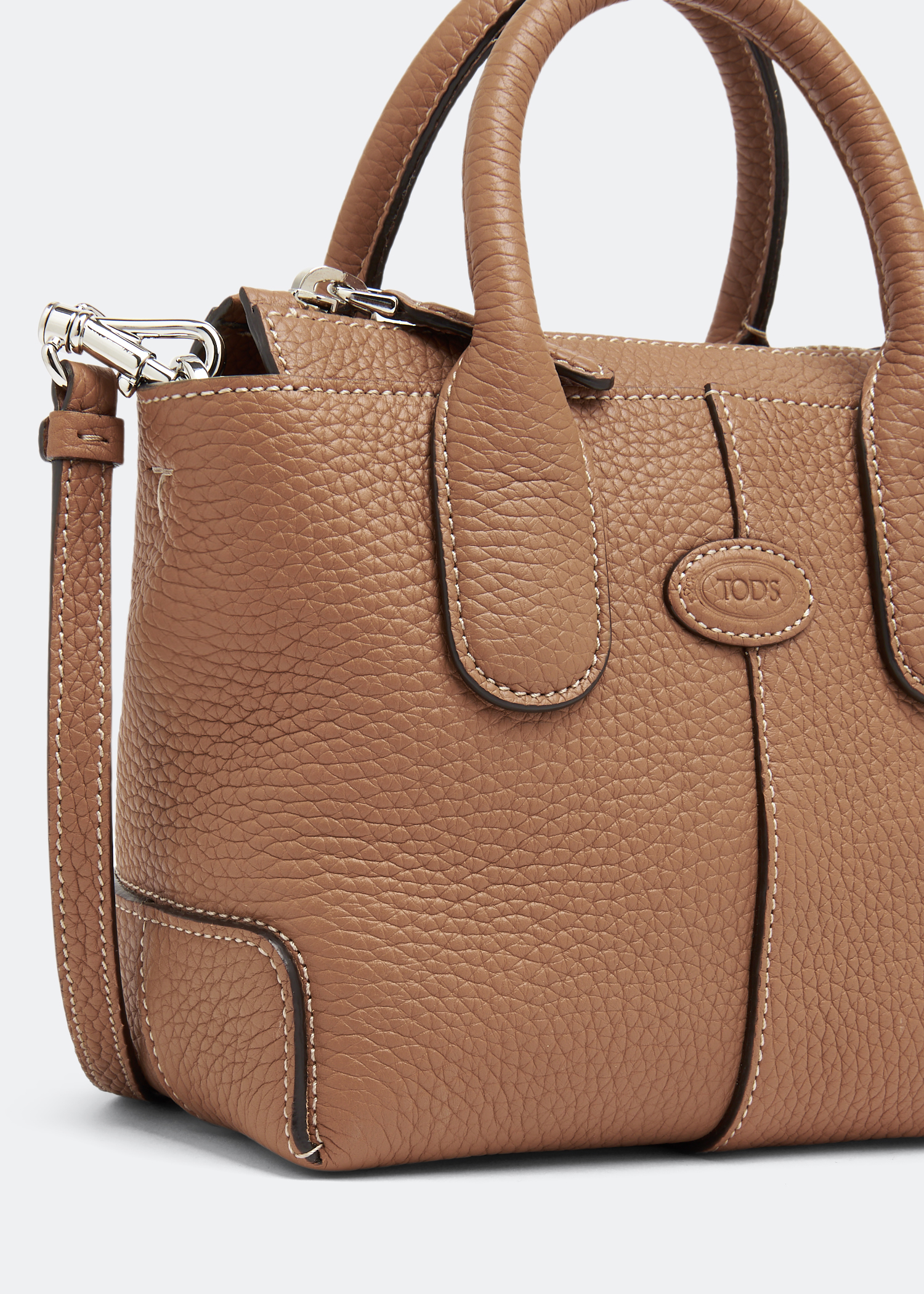 

Di mini leather bag, Brown