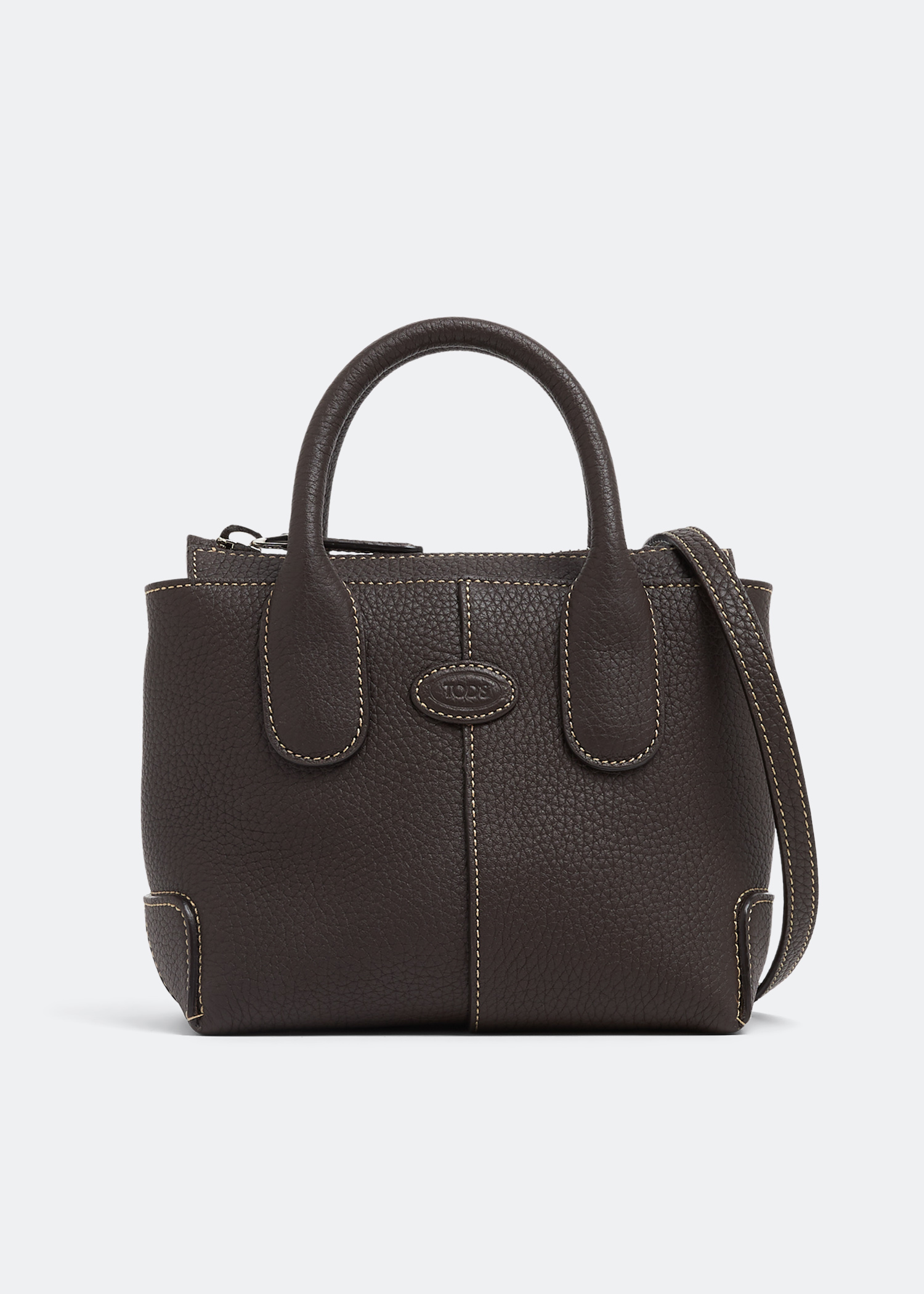 

Di mini leather bag, Brown